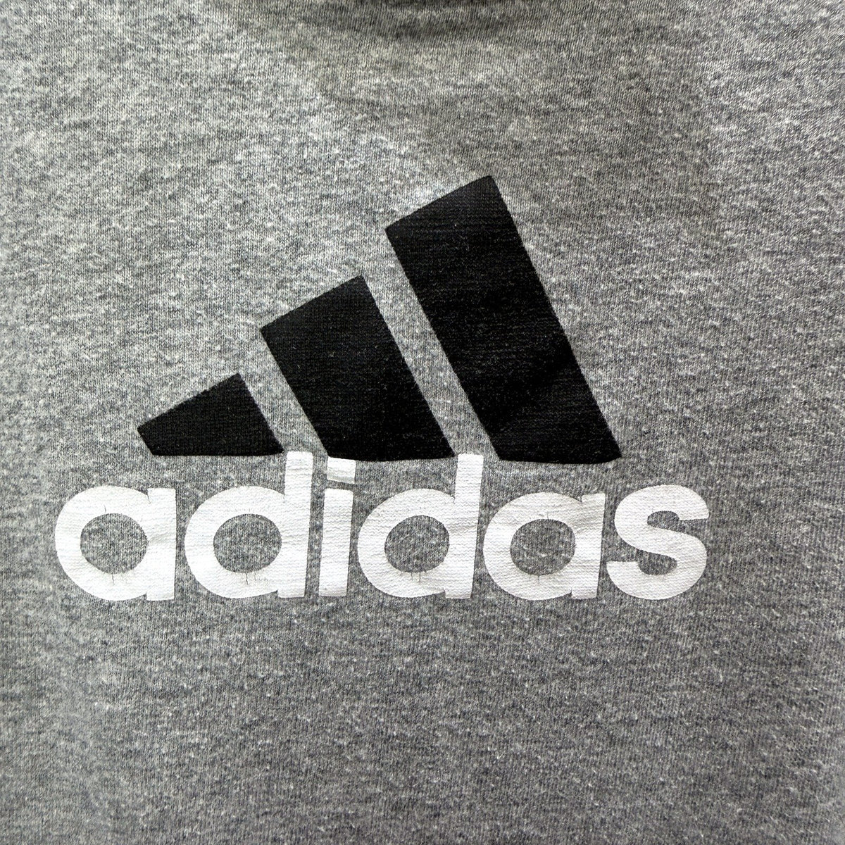 adidas Mens Gray Cotton Pullover Sweatshirt for Active Lifestyle Size M