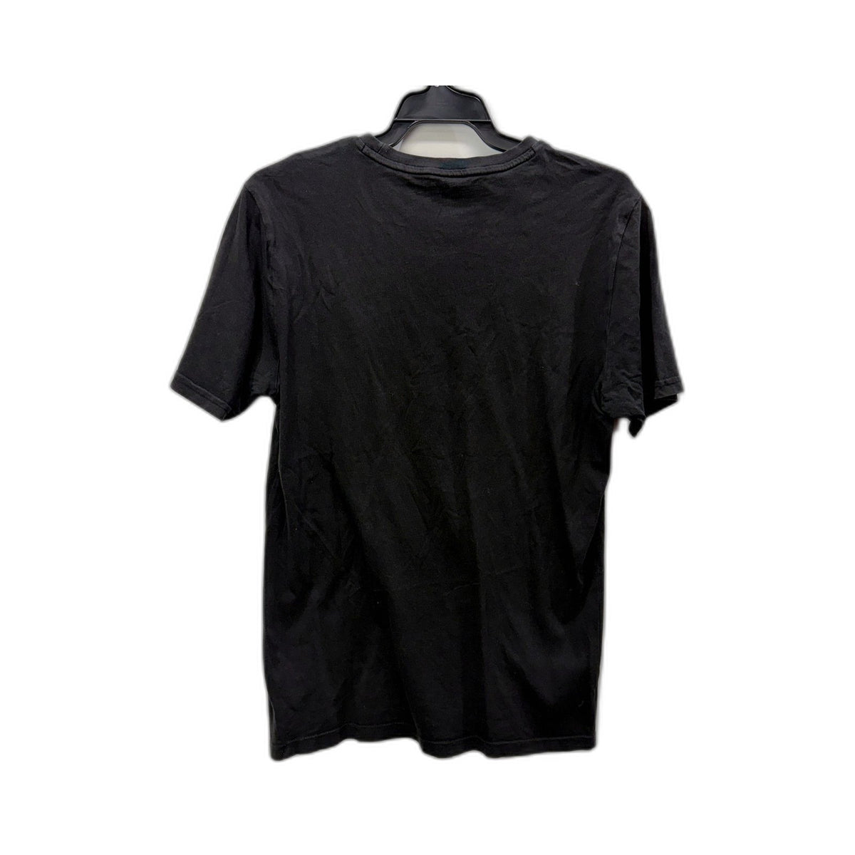 Puma Mens T-Shirt Graphic Colorblock Pullover Sweatshirt in Black, Small Size