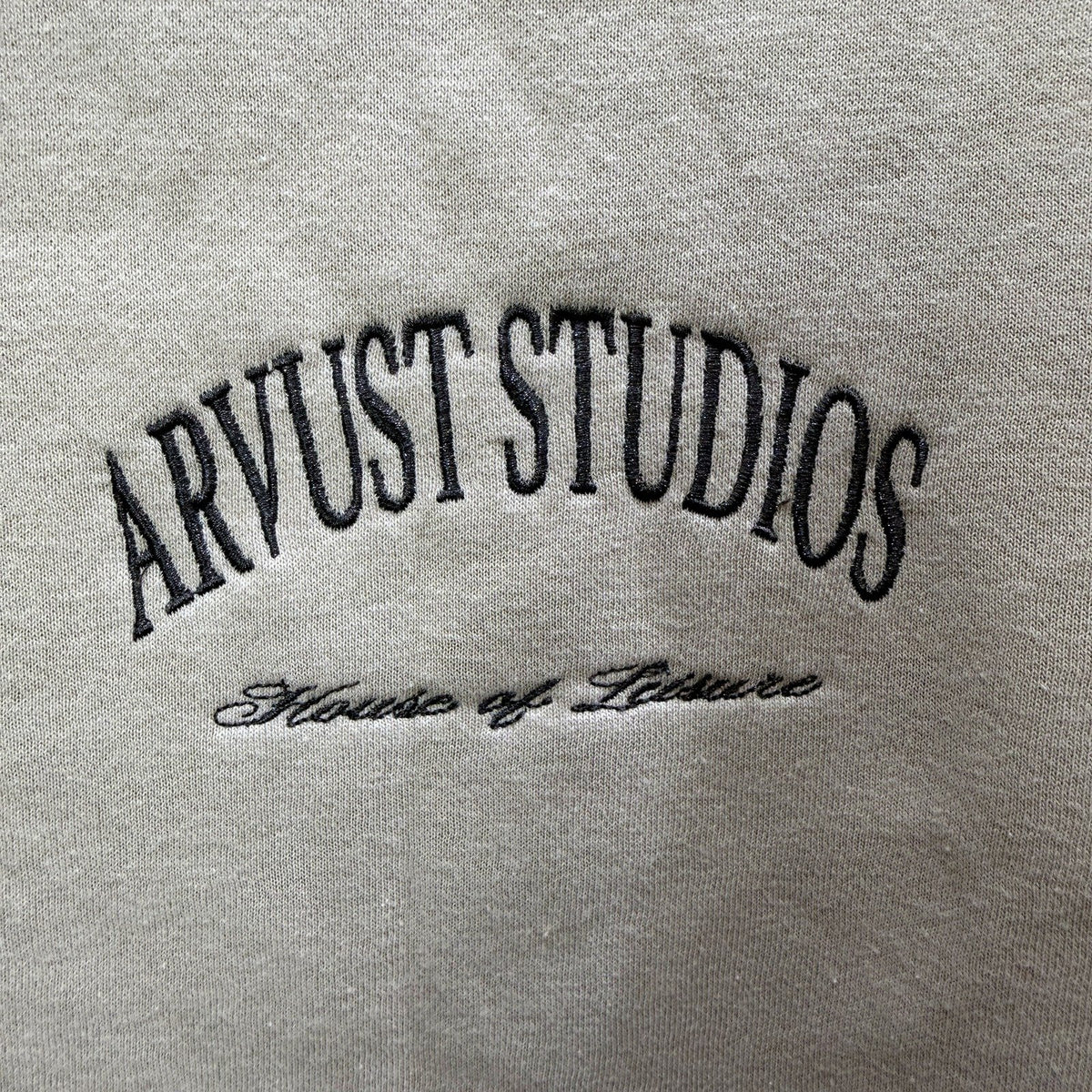 Arvust Mens Studio Crew Neck Jumper Beige Cotton Blend Pullover Size 2XL NEW