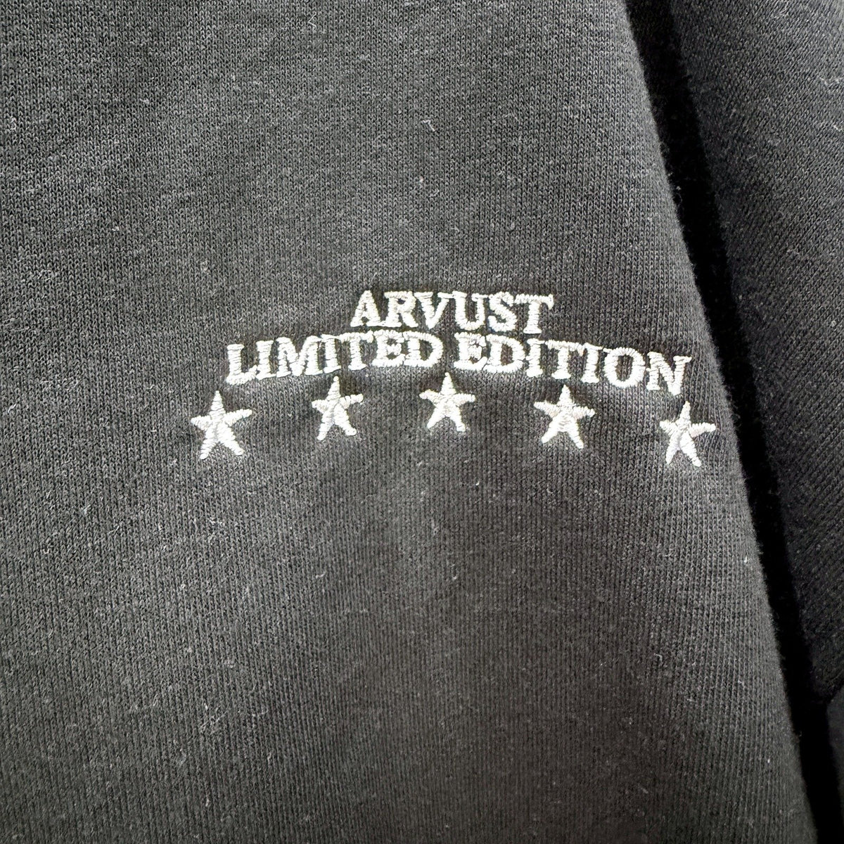 Arvust Mens Archive Zip Hoodie in Black, Size M NEW