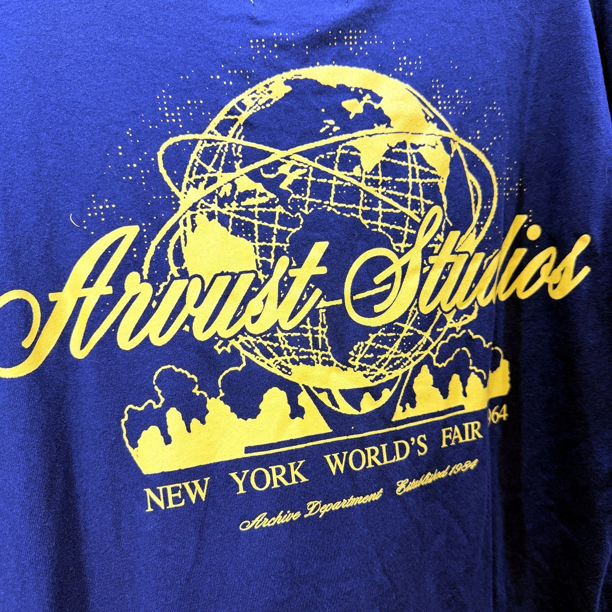 Arvust Mens Navy Blue Pullover Cotton T-Shirt, Comfortable Fit Size S