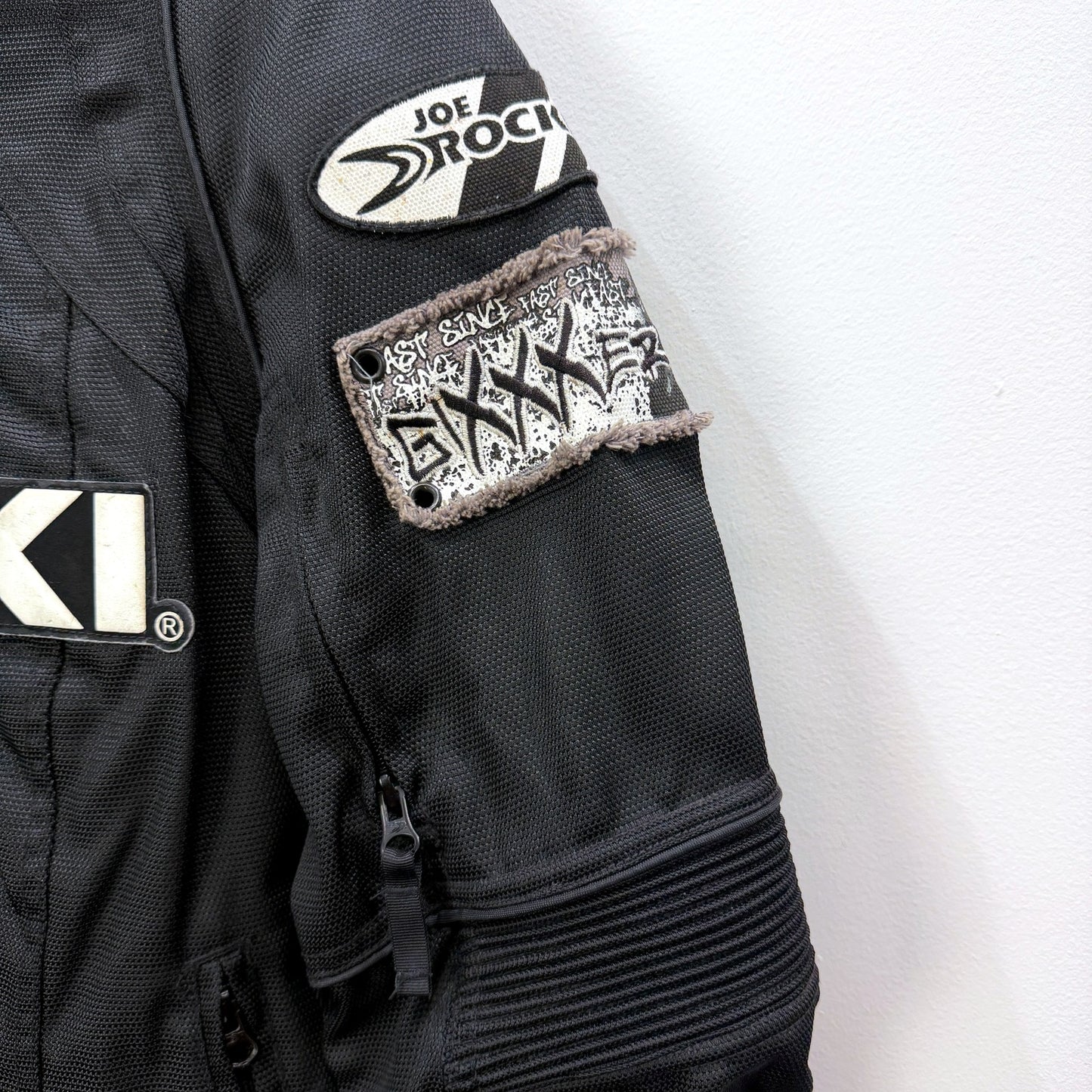 Suzuki Womens Motorcycle Jacket Black Nylon Removable Lining Medium Size