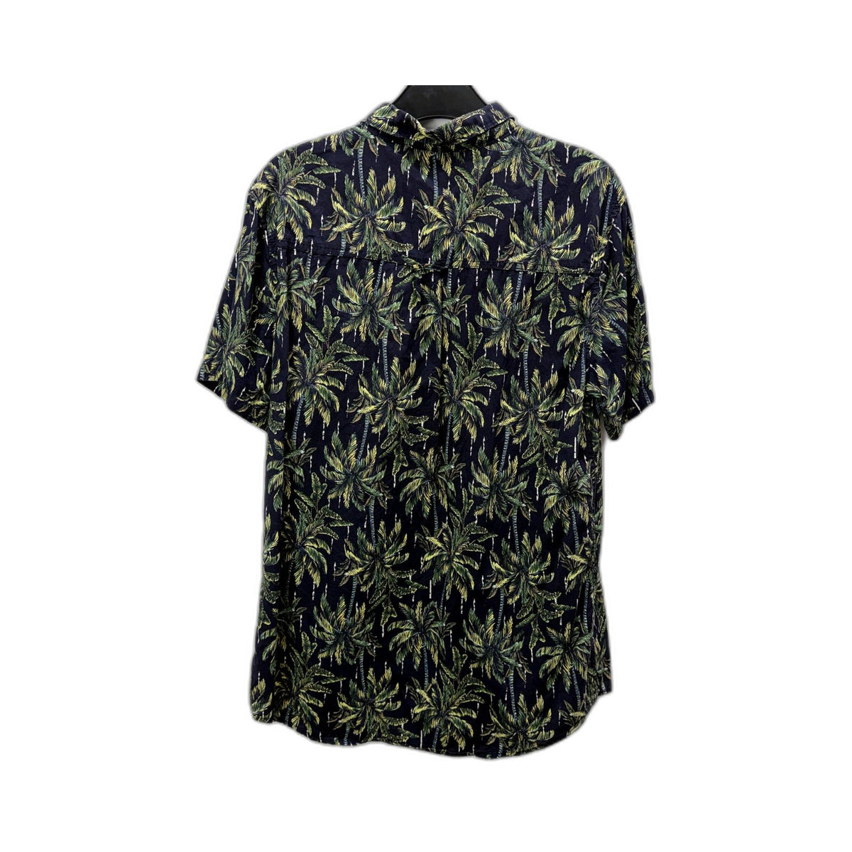 Cotton On Mens Button-Down Palm Tree Shirt Multi Color Size M