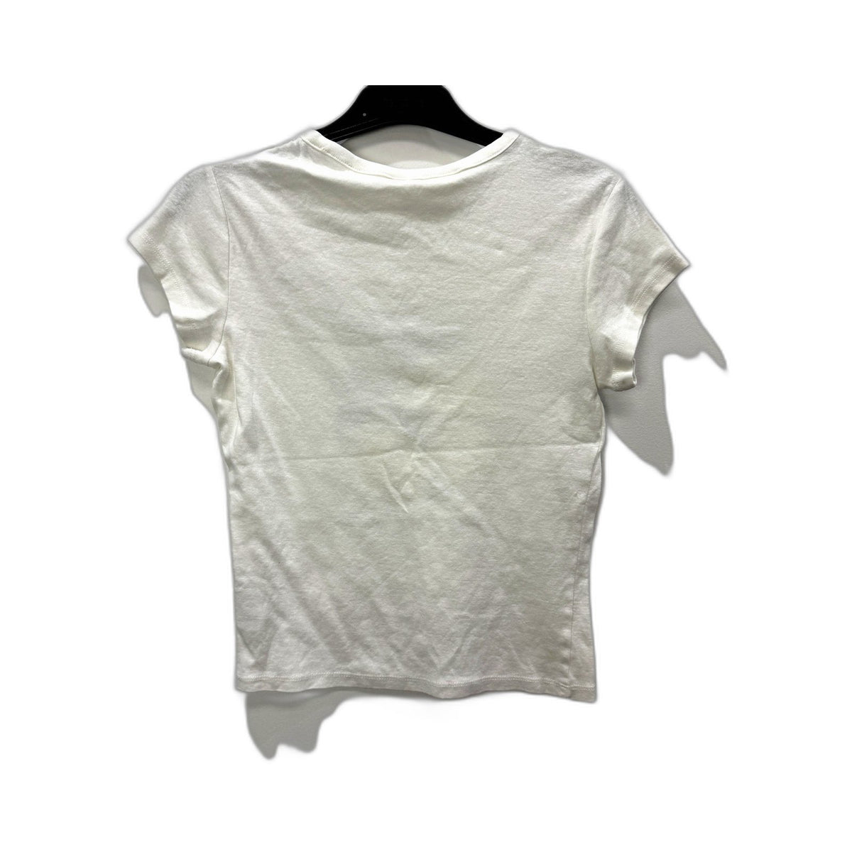 H&M Girls Graphic Print Cotton Elastane T-Shirt for Youth in White Size Youth