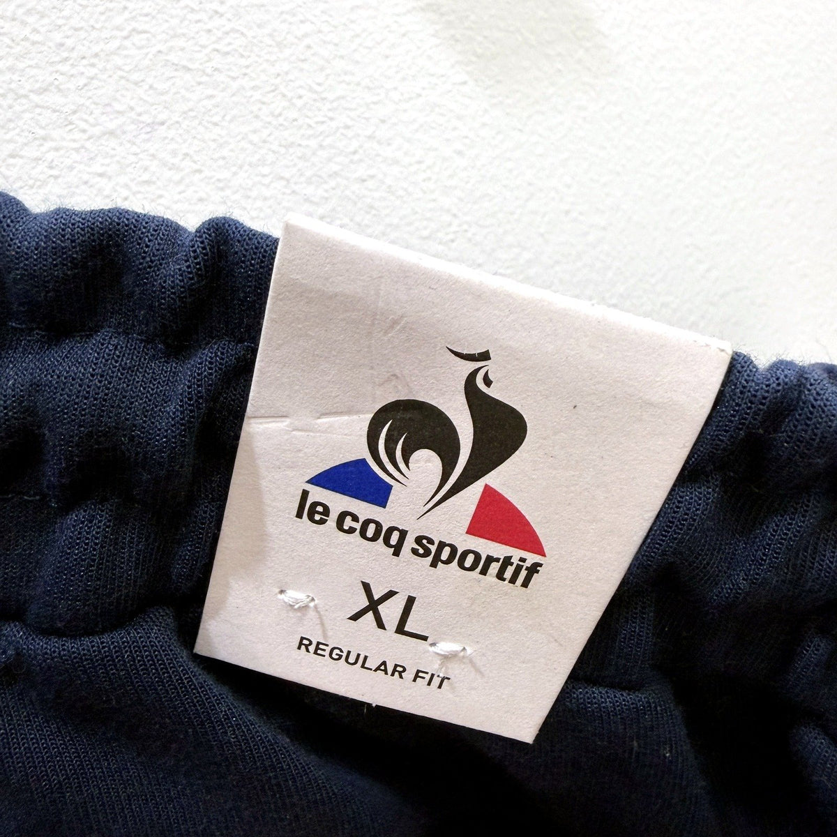 Le Coq Sportif Mens Track Pants Blue Relaxed Fit Athletic Lounge Joggers NEW