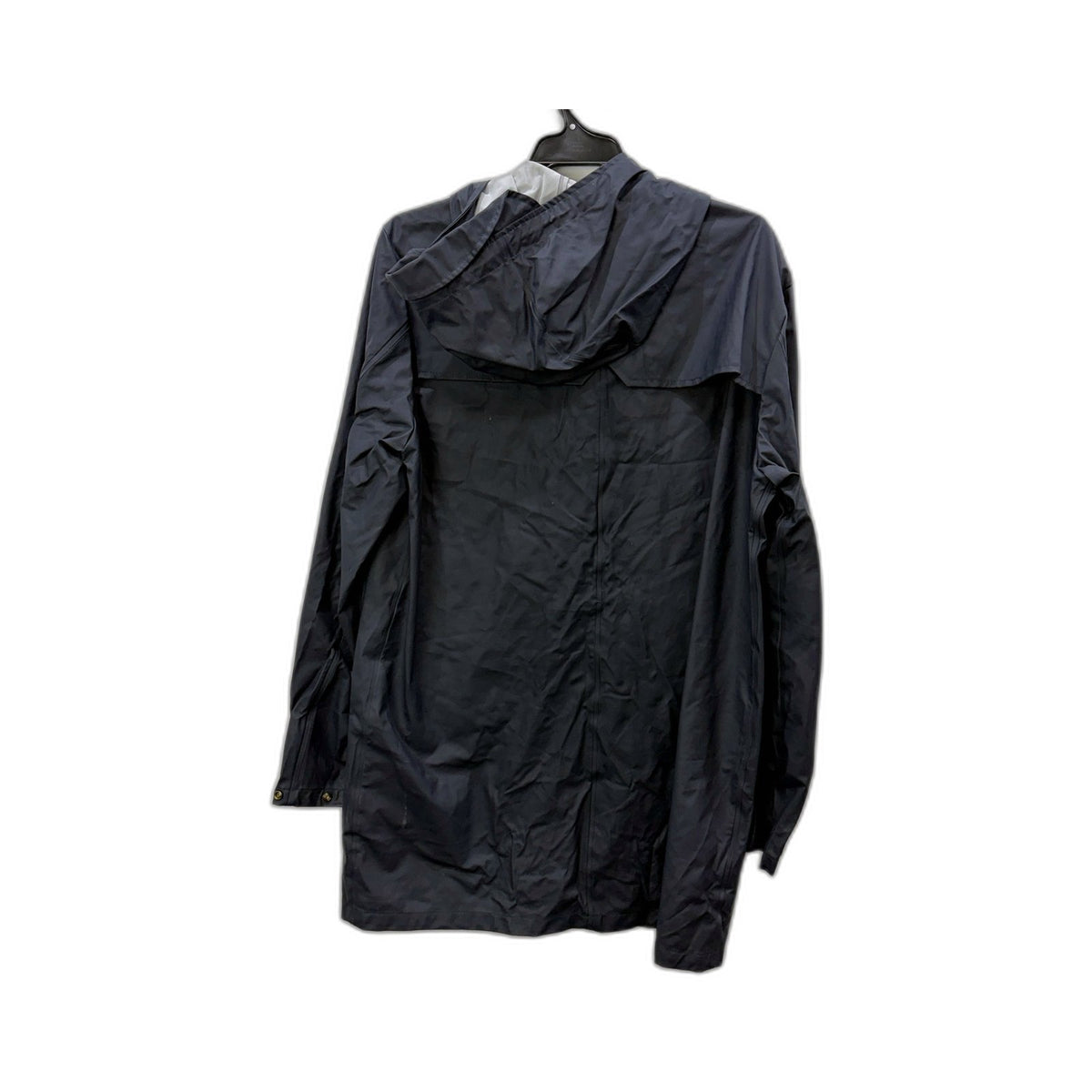 Zara Mens Hooded Navy Rain Jacket - Lightweight Casual Outerwear Size L