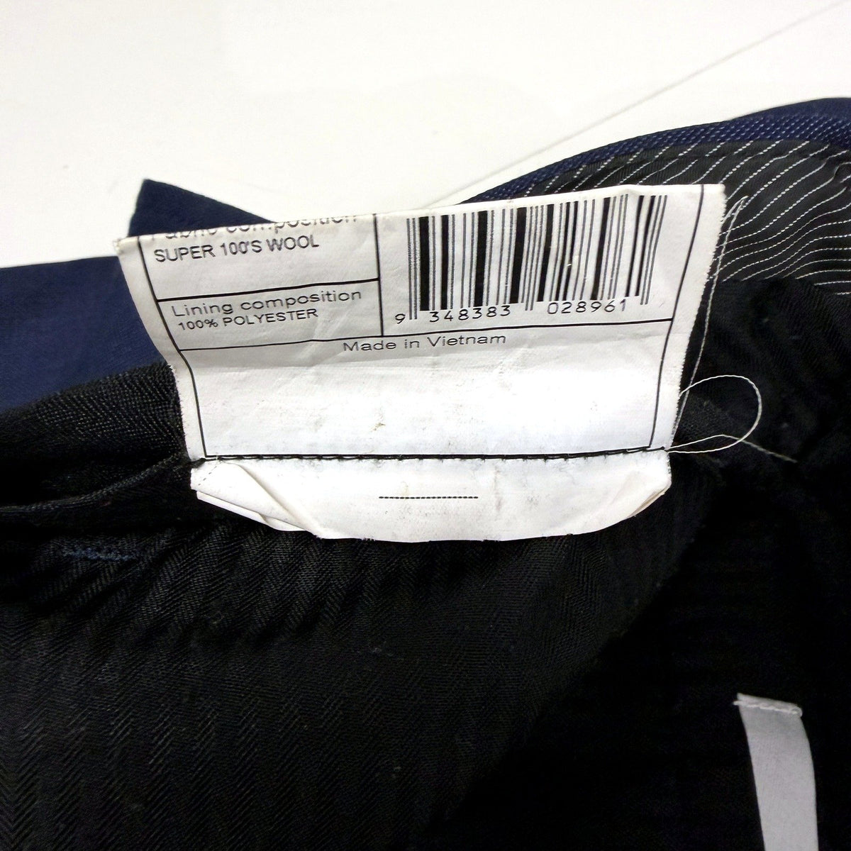 Calvin Klein Mens Slim Fit Navy Blue Dress Pants, Size 84 REG