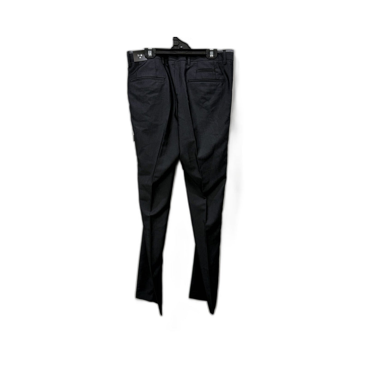 Connor Mens Slim Dress Pants Charcoal Flat Front Size 32 NEW