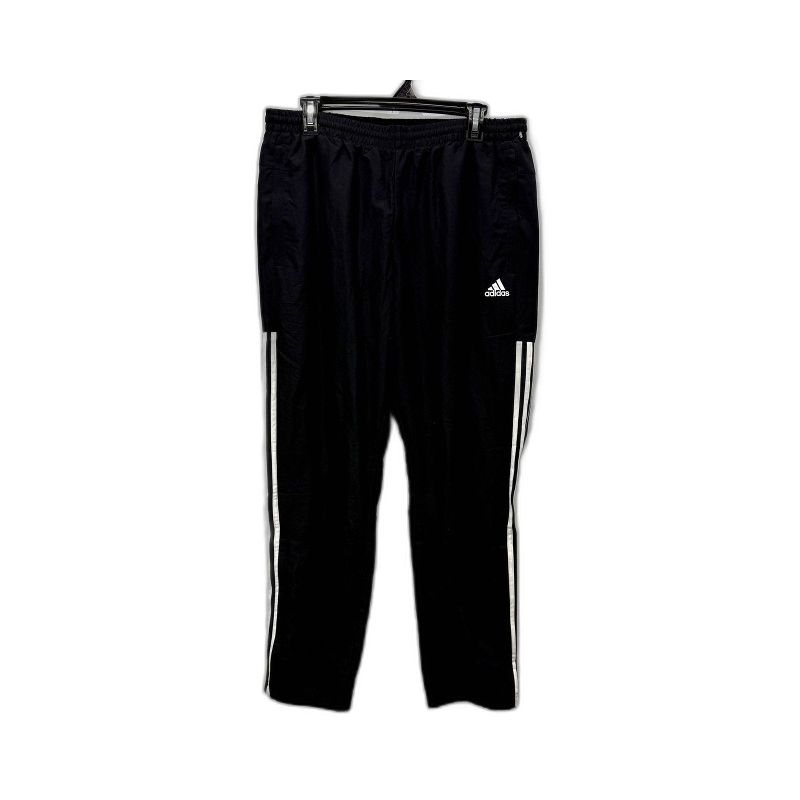 Adidas Mens Samson Track Pants Black White Stripe Size L IL6659