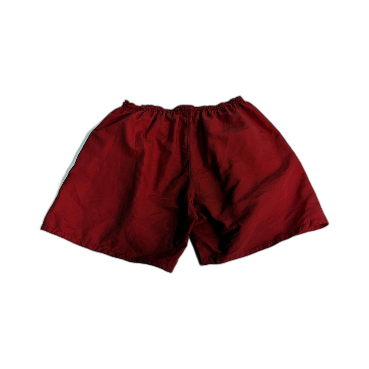 Nike Mens Red Athletic Shorts with Drawstring - XL Size