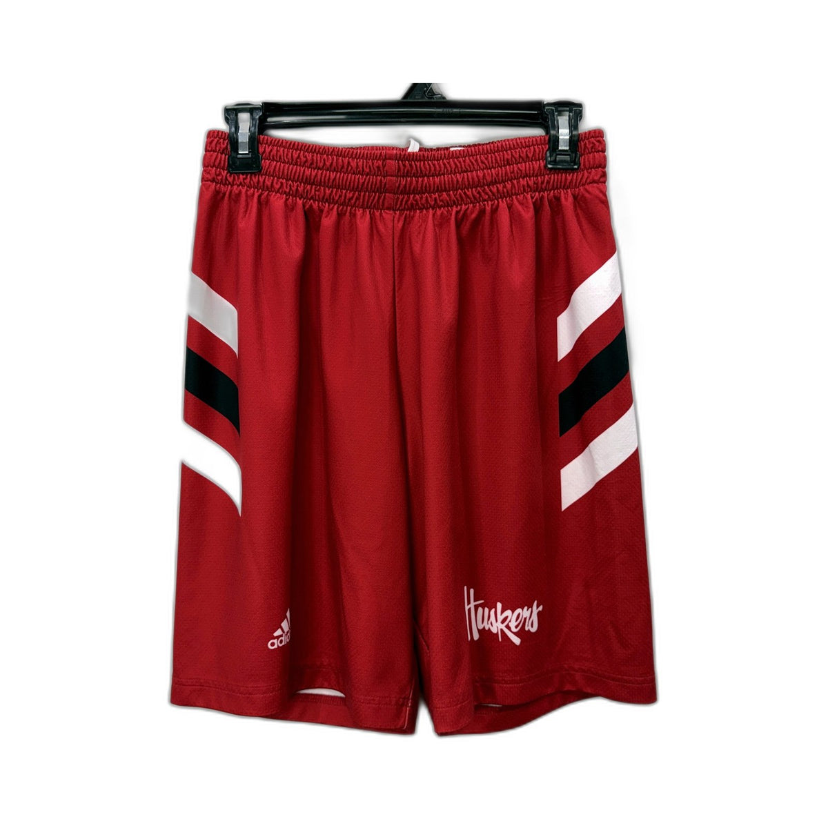Adidas Mens Red Athletic Shorts Breathable Mesh Lightweight Size S