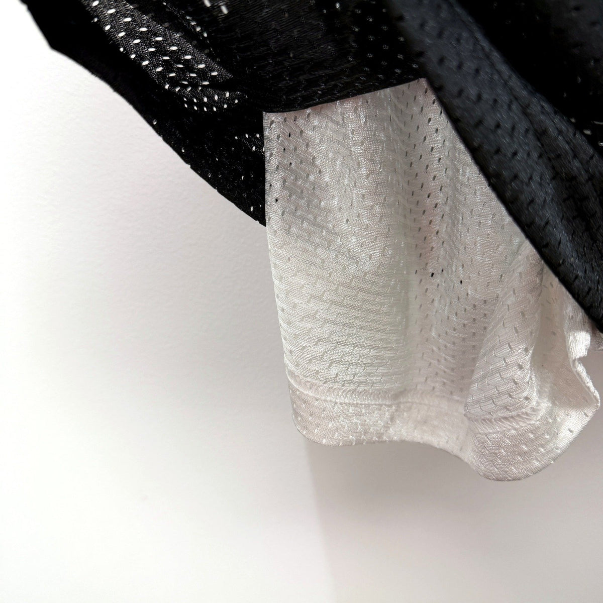 Adidas Mens Reversible Athletic Shorts Black White Mesh XL