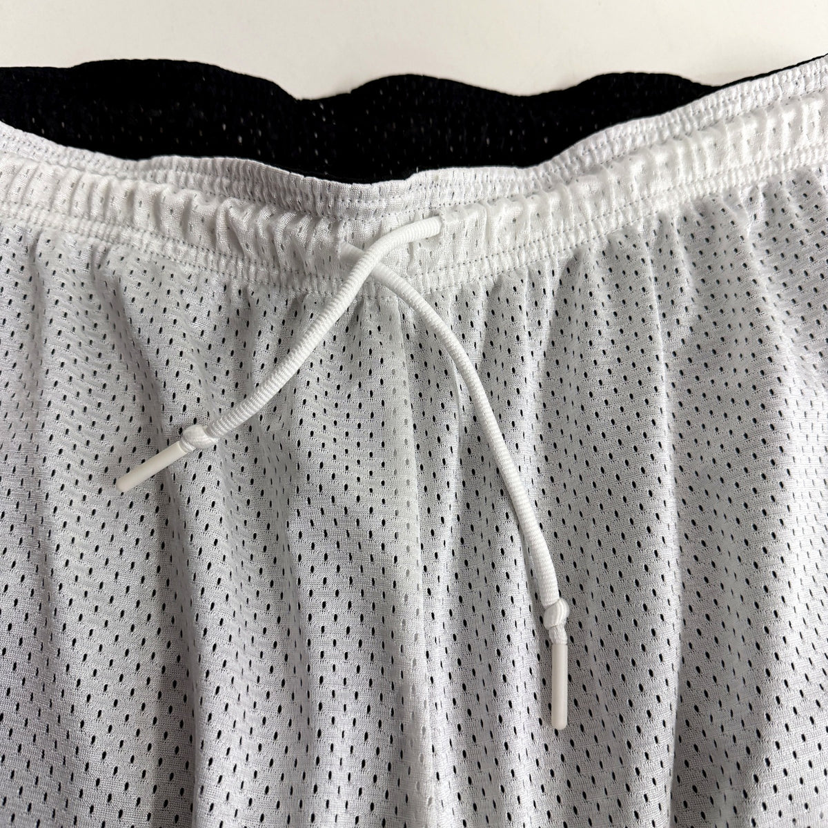 Adidas Mens Reversible Athletic Shorts Black White Mesh XL