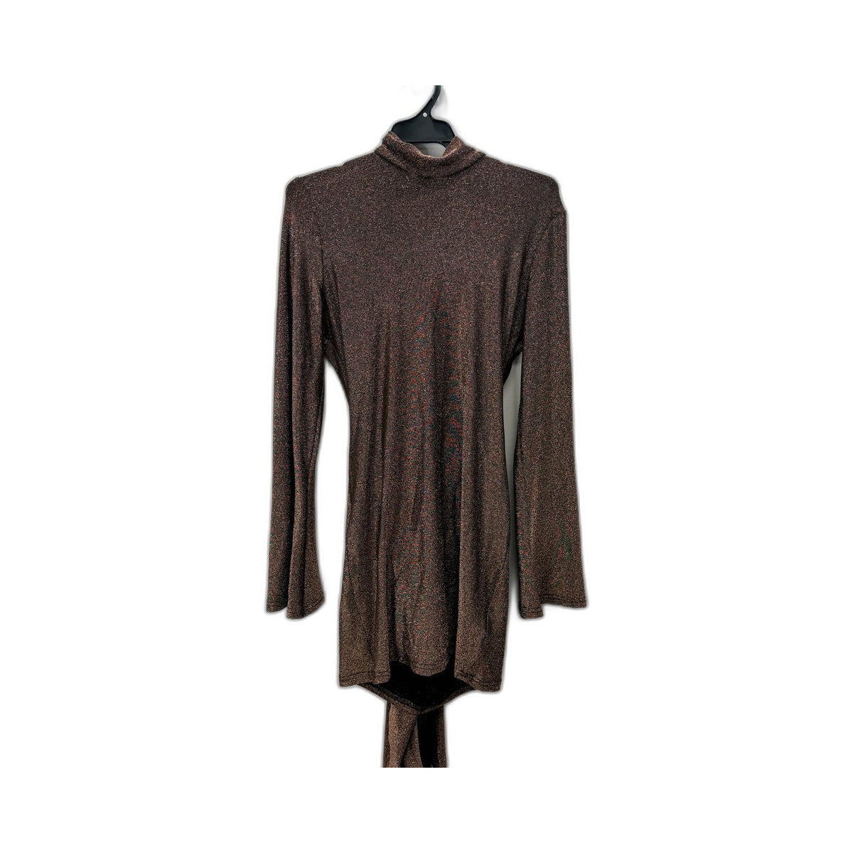 Bardot Womens Brown Heather Turtleneck Jumpsuit Detachable Leg Wraps 14