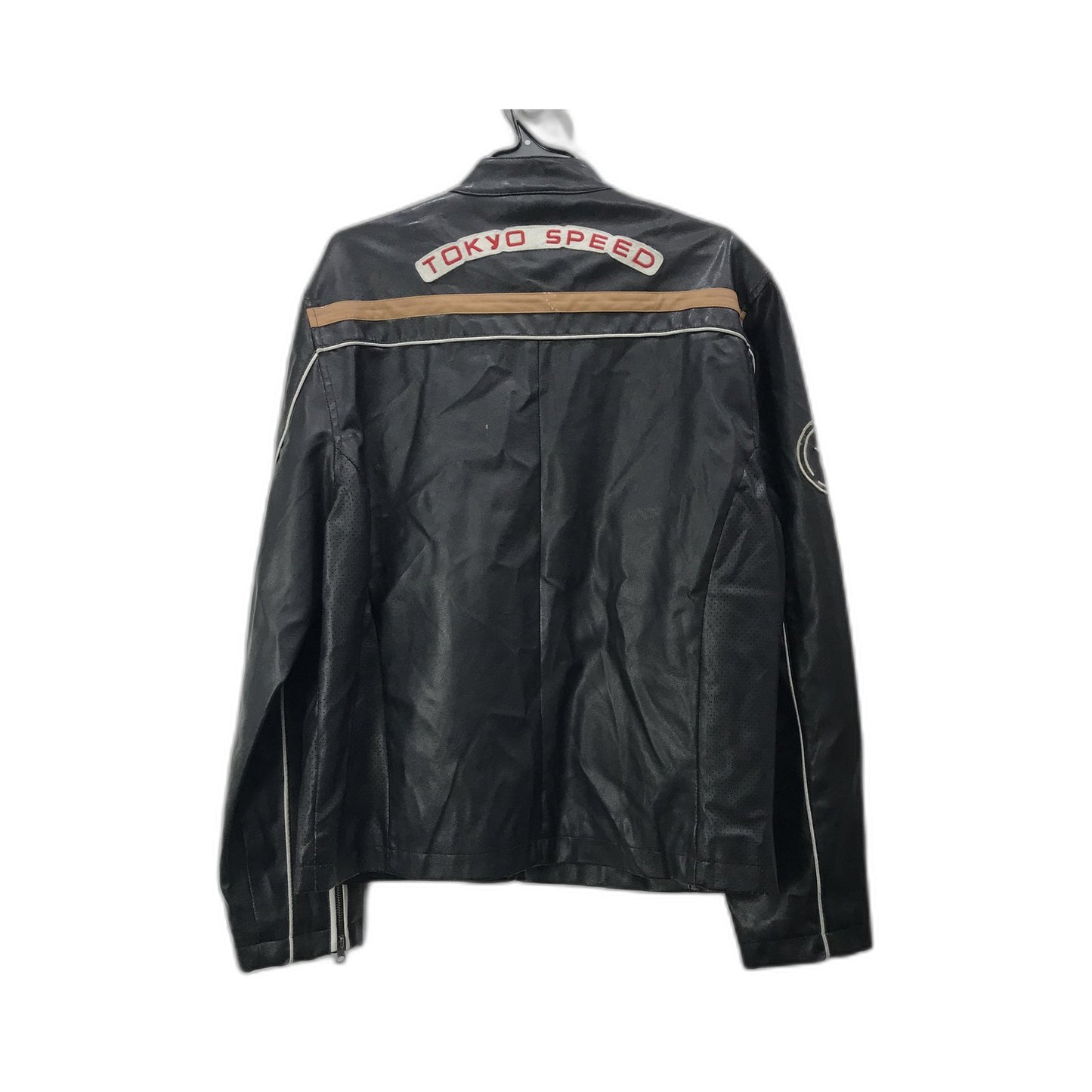 MAXX Black Motorcycle Jacket Stylish Men Durable Comfortable Size M