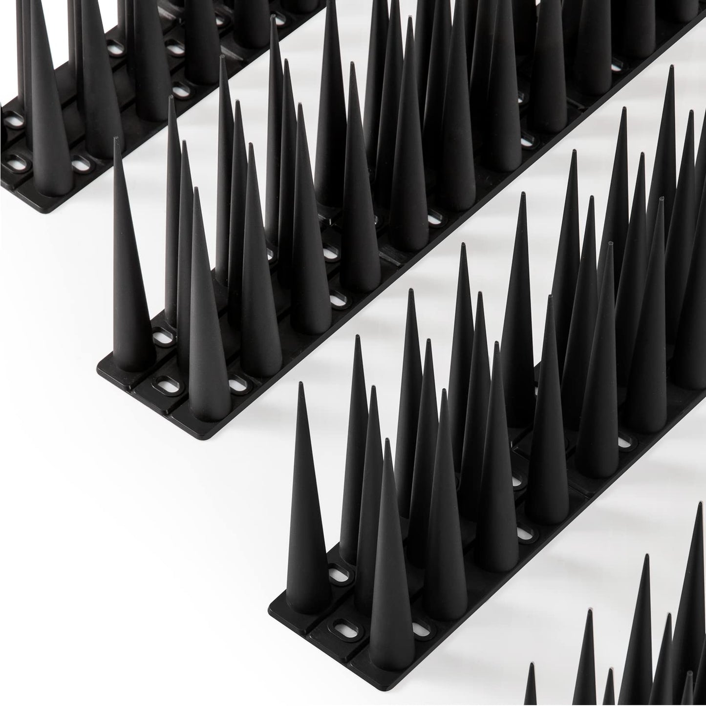 OFFO Black Bird Spikes to Deter Pigeons, Sparrows & Other Pests NEW