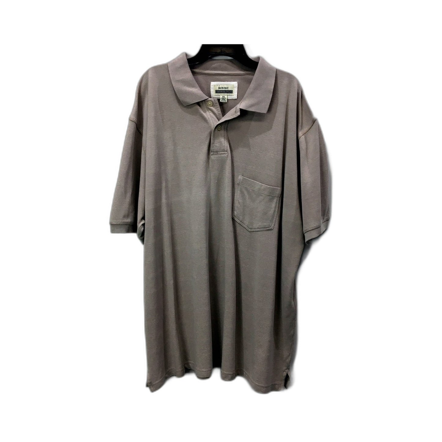 Back Bay Mens Beige Bermuda Polo Shirt - 3XL Size