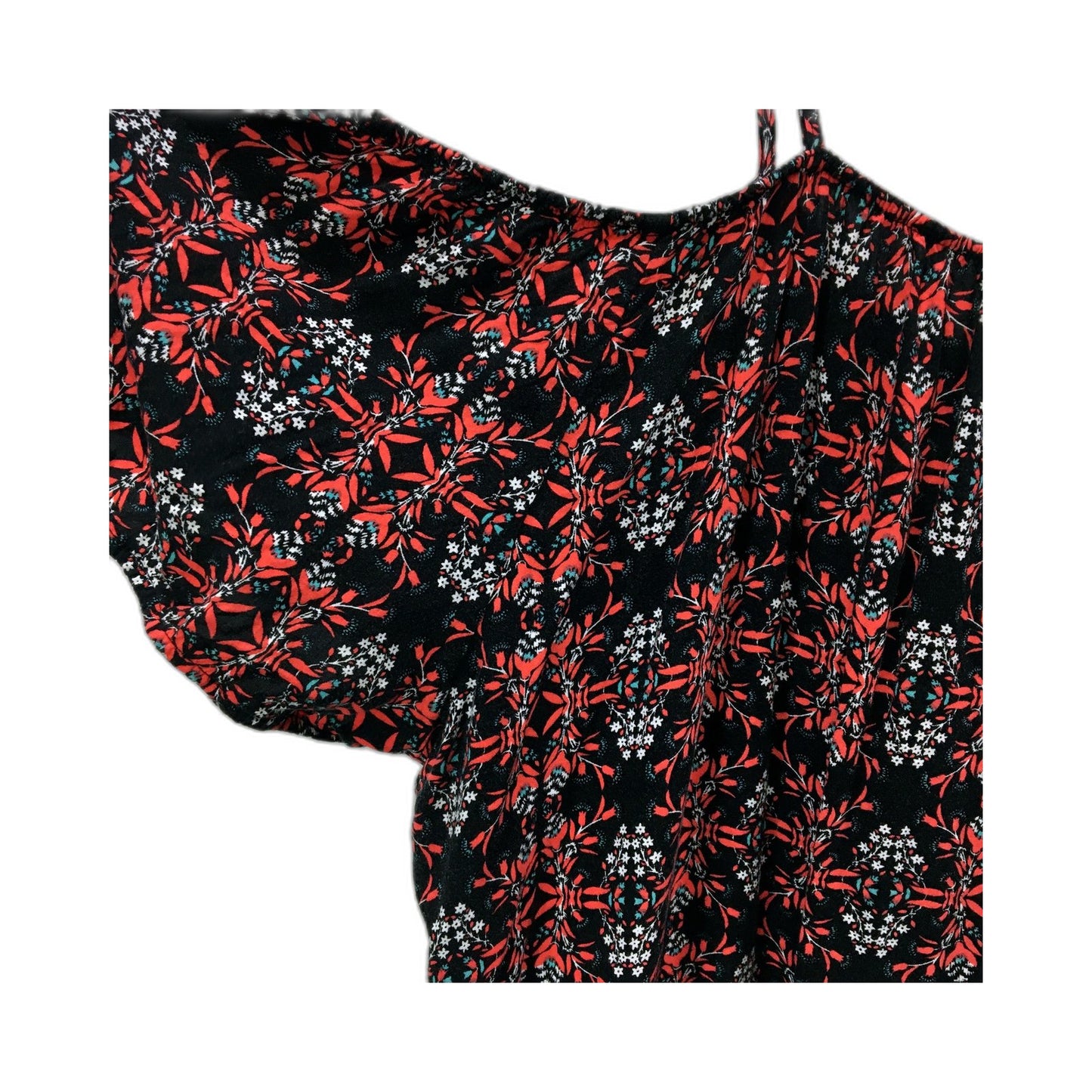City Chic Womens Cold Shoulder Floral Plus Size Dress in Multi Color & Size XL