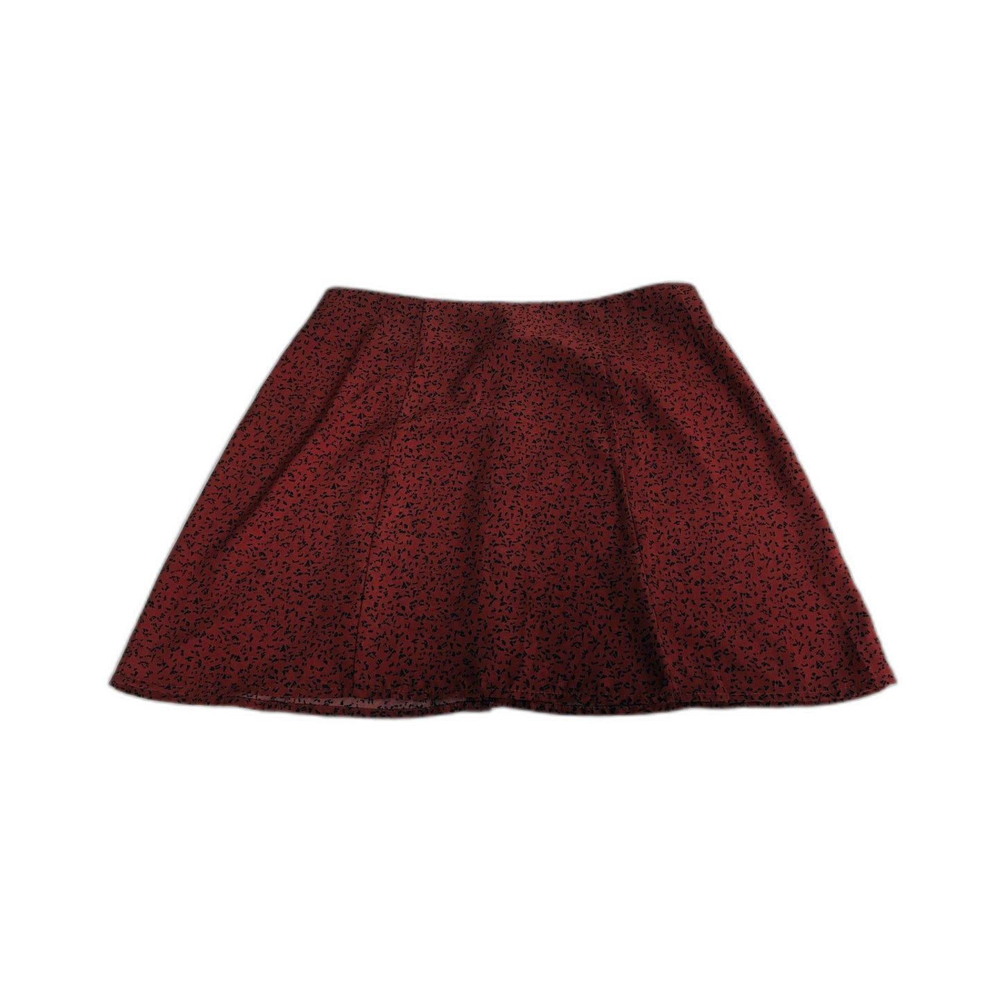 Beyond Womens 2-Piece Outfit Cropped Top High Waisted Skirt Red Sz 8 NEW