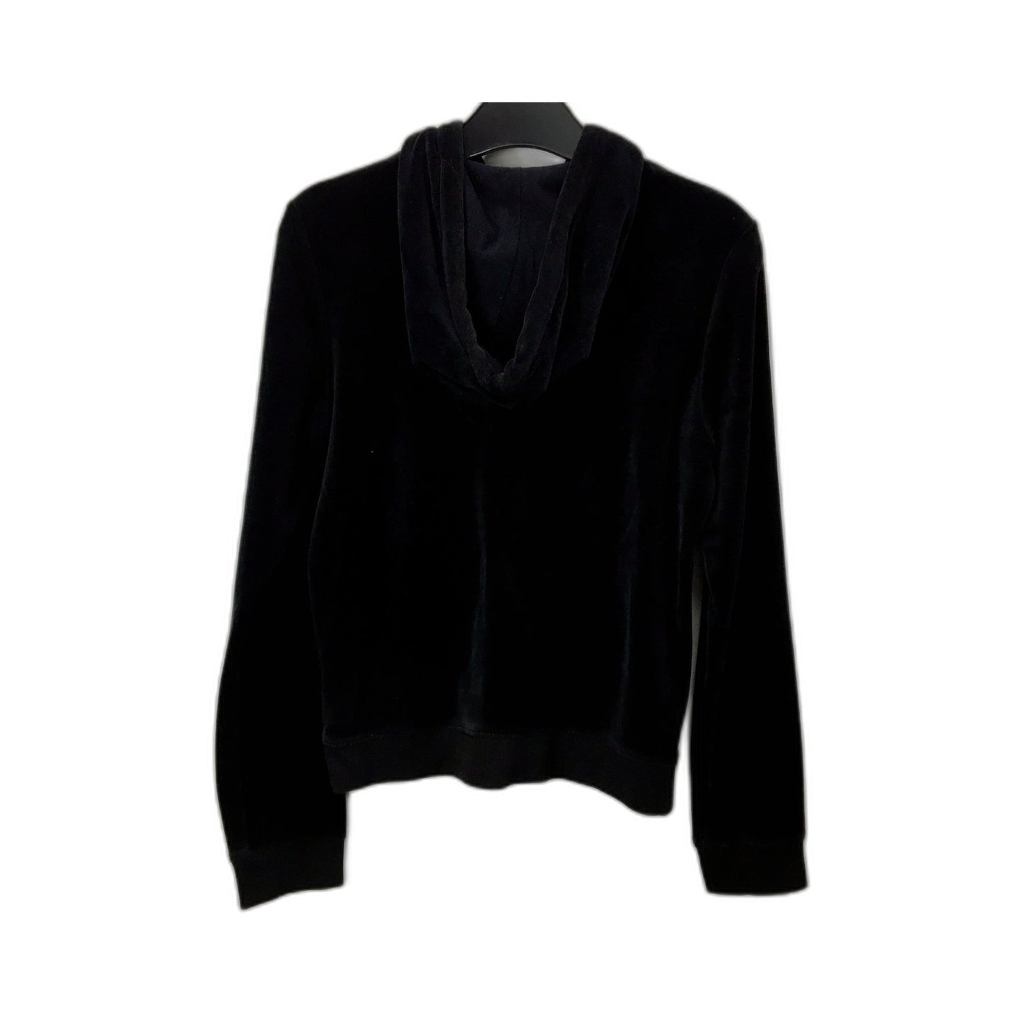 Peter Alexander Womens Black Zip-Up Pullover Sweatshirt Hoodie Size S