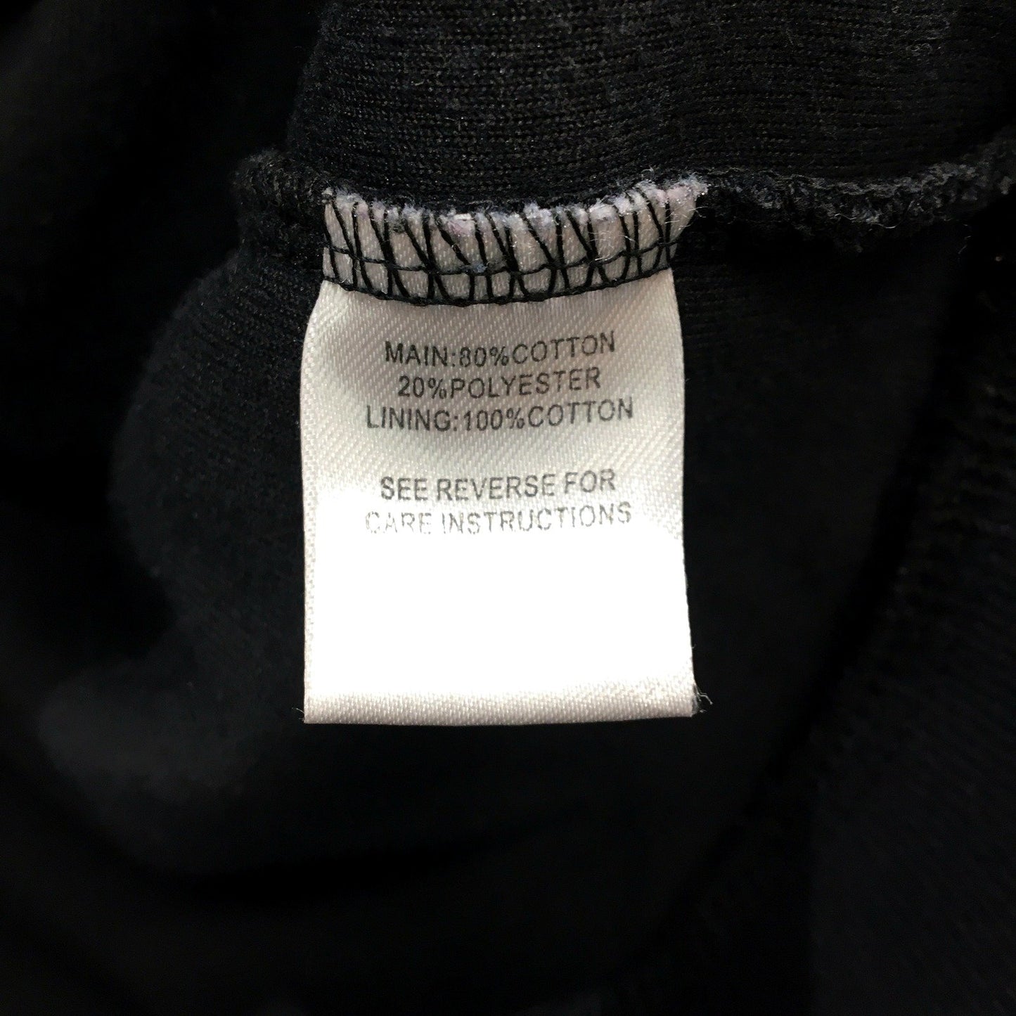 Peter Alexander Womens Black Zip-Up Pullover Sweatshirt Hoodie Size S