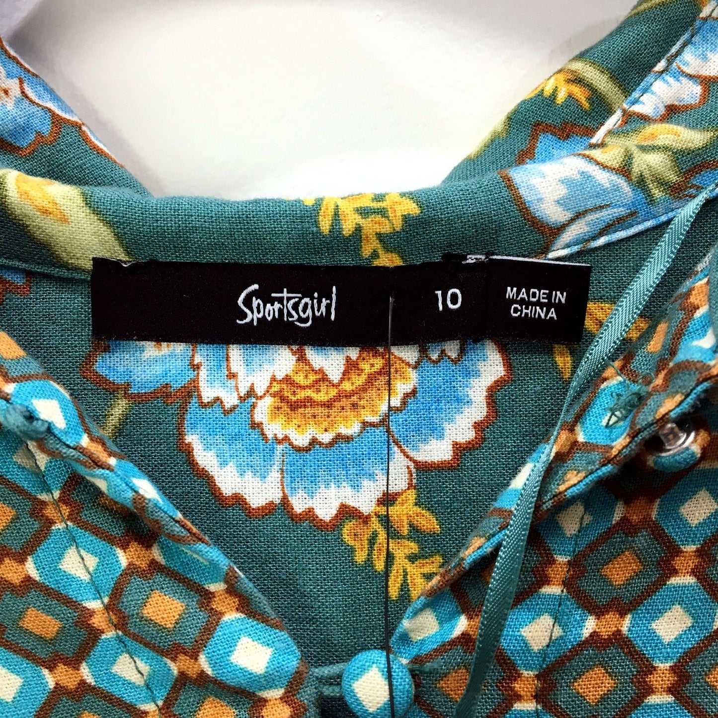 Sportsgirl Womens Floral Midi Dress Puff Sleeve Lightweight Multi Color NEW