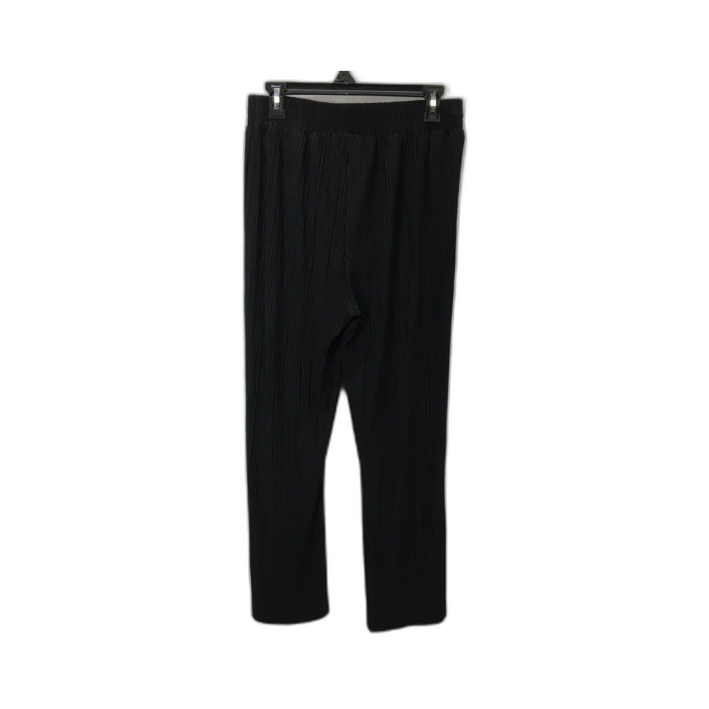 Decjuba Women's Pleated Elastic Waist Pants Black Size S