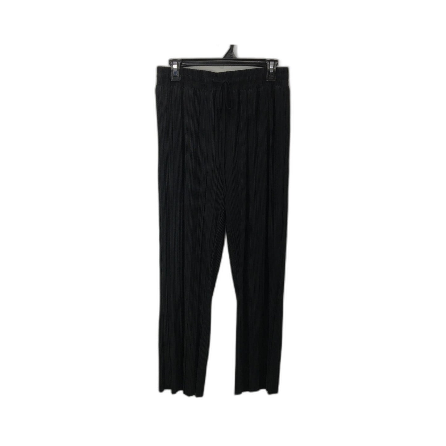 Decjuba Women's Pleated Elastic Waist Pants Black Size S