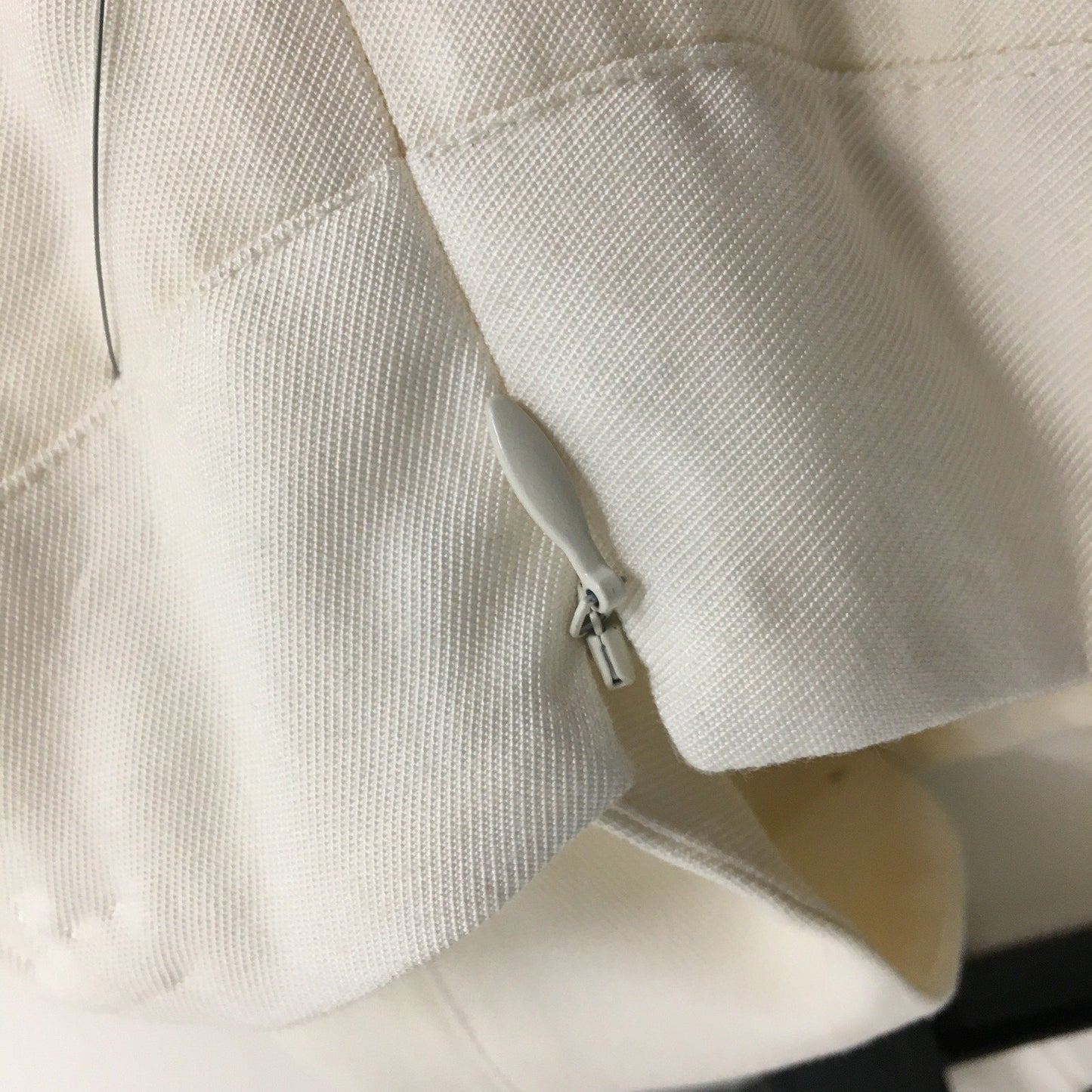 Tokito Wide Leg High Waisted Trousers Cotton Blend Cream Womens Size 10