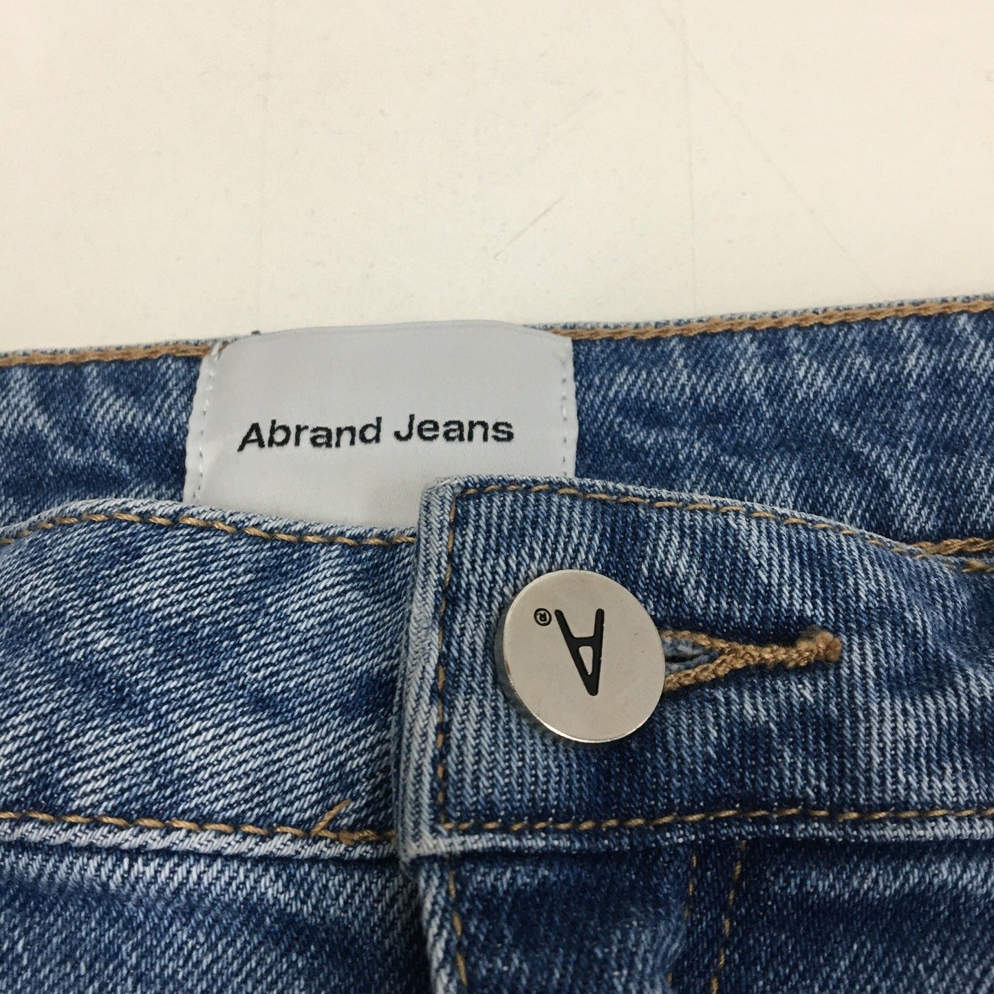 Abrand Jeans Women's Distressed Denim Shorts Blue Size 12 NEW