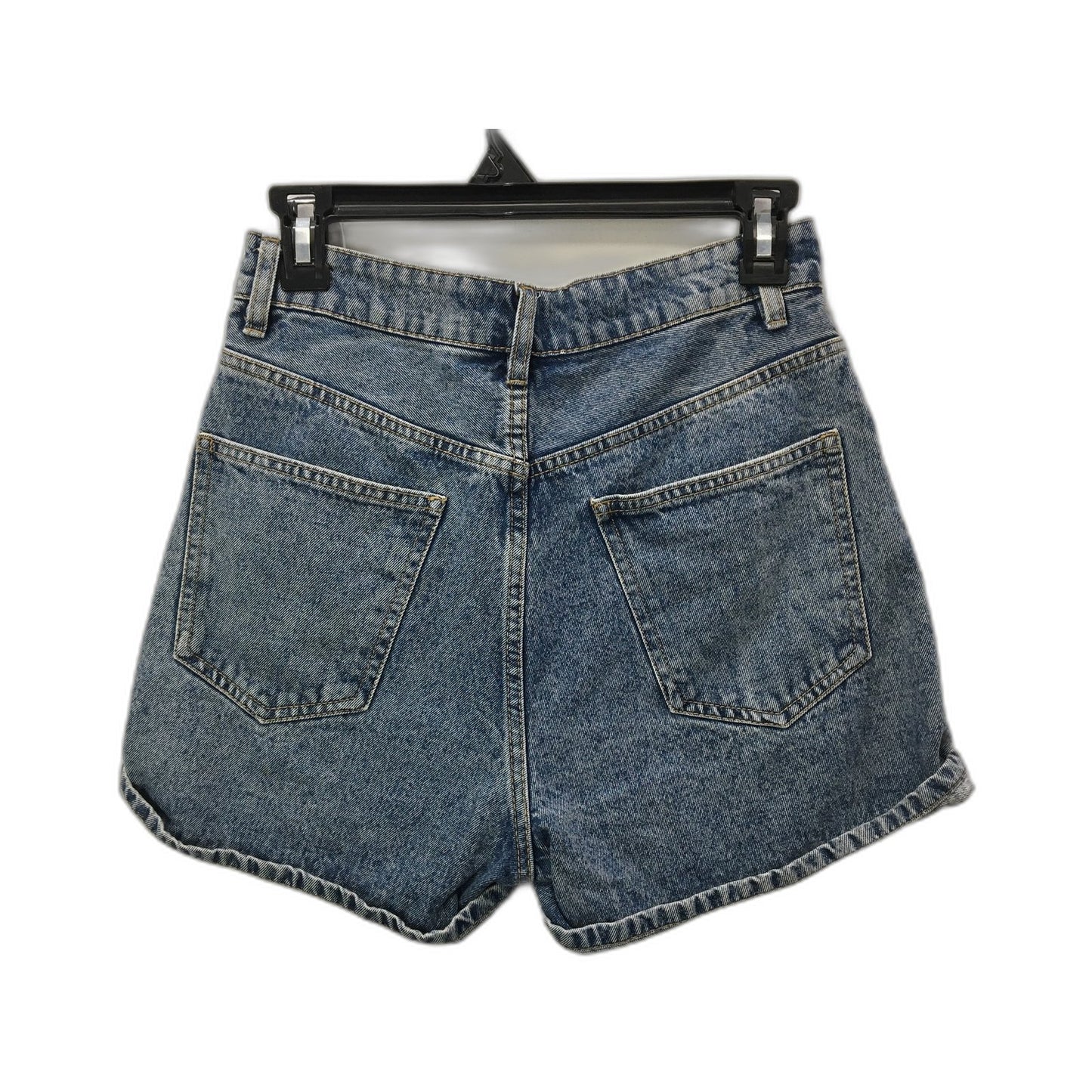 91 Cotton On Denim Shorts Women's Distressed Vintage Blue Size 8 NEW