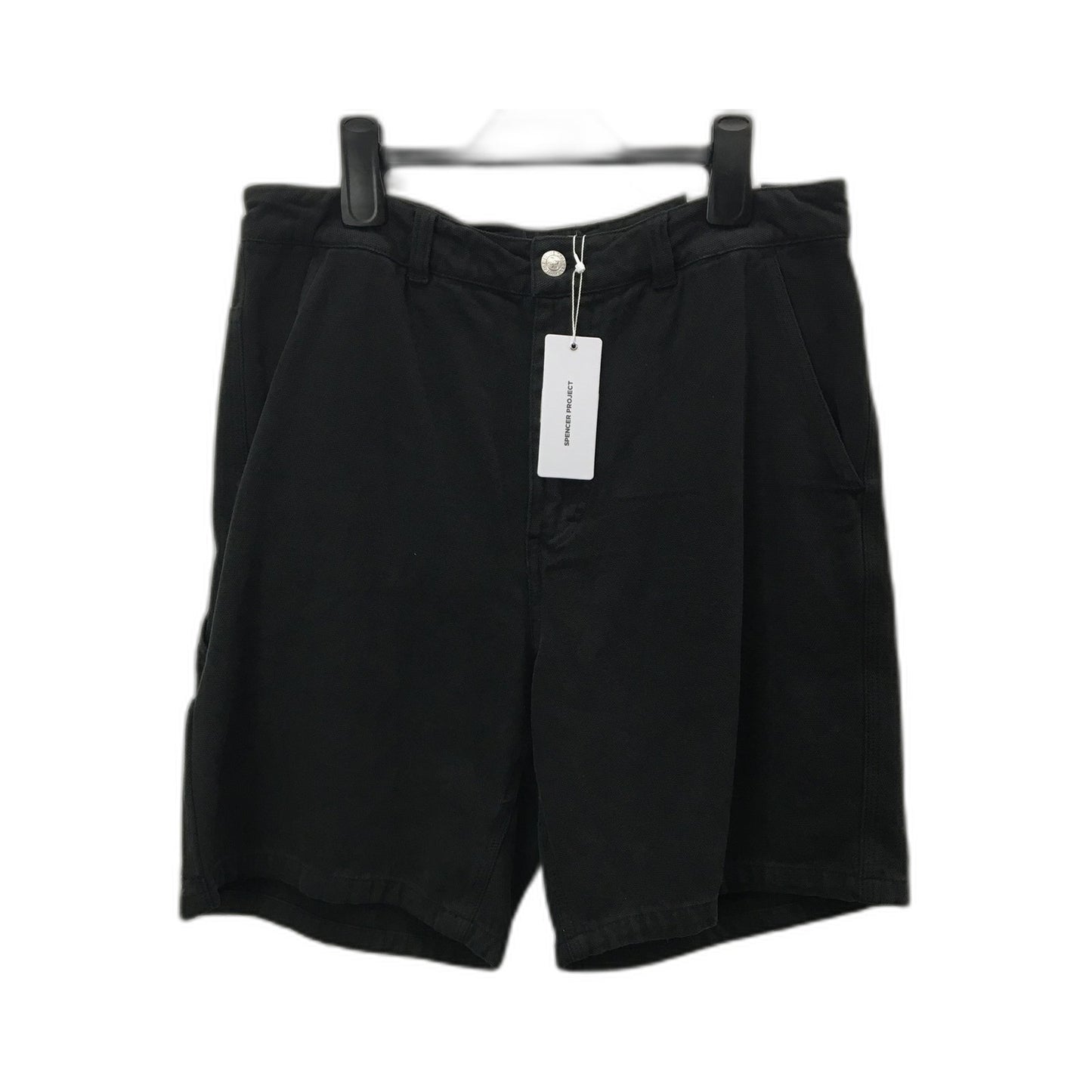 Spencer Project Men's Cargo Shorts Charcoal Cotton Size 30 NEW