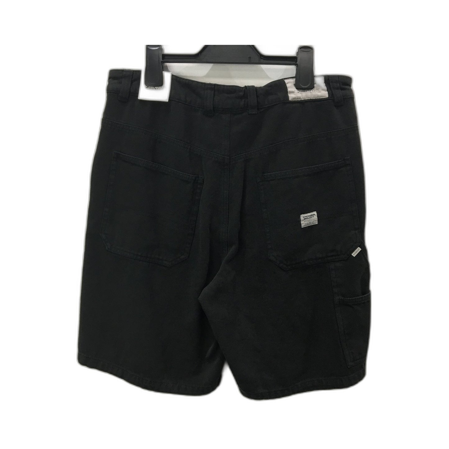 Spencer Project Men's Cargo Shorts Charcoal Cotton Size 30 NEW
