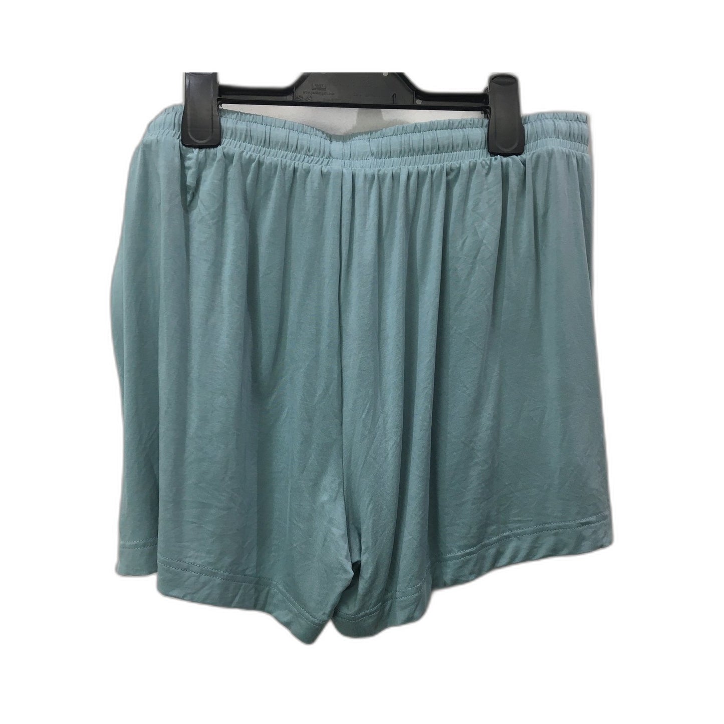 Ambra Lyocell Elastic Waist Drawstring Shorts Mint Green Women's Size XL NEW