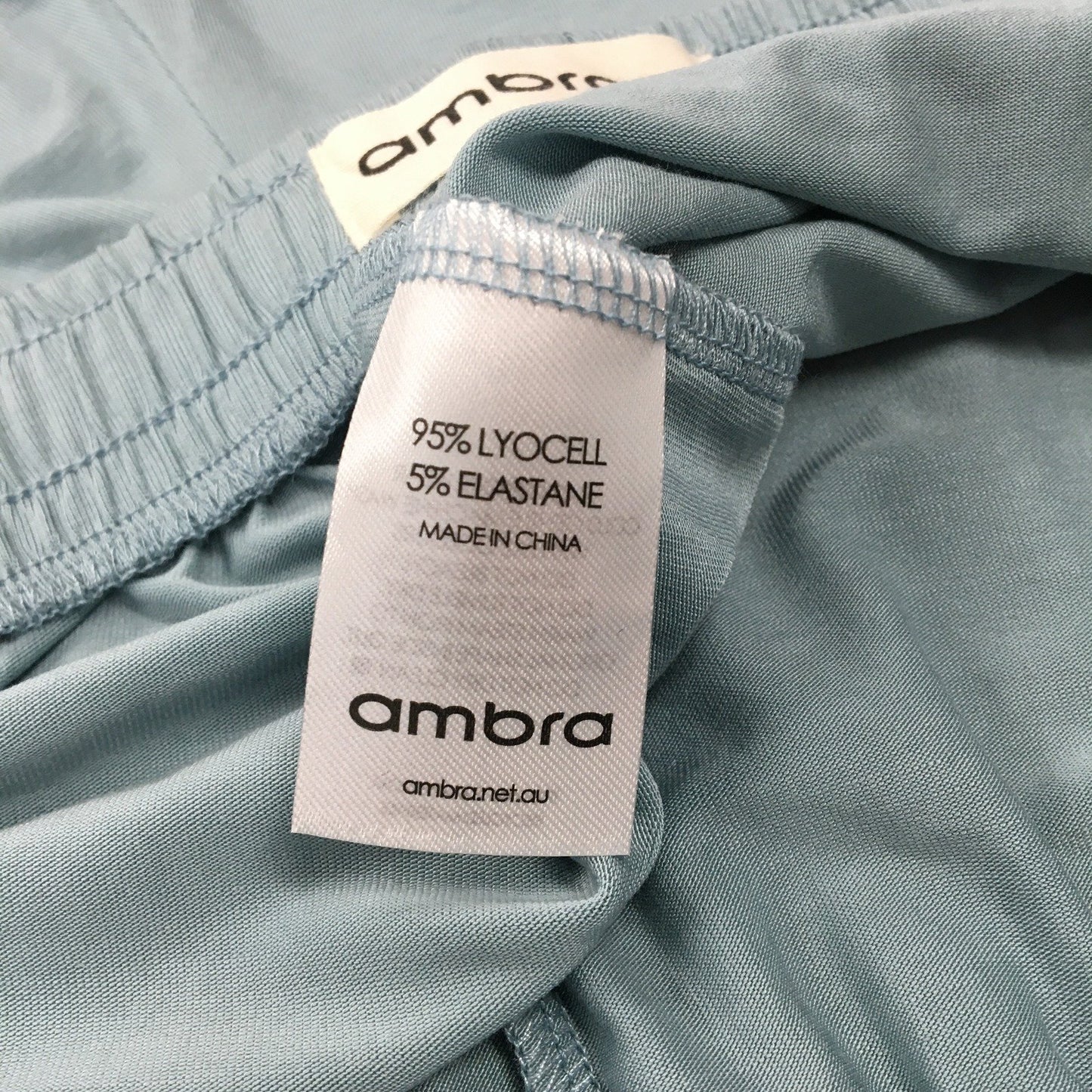 Ambra Lyocell Elastic Waist Drawstring Shorts Mint Green Women's Size XL NEW