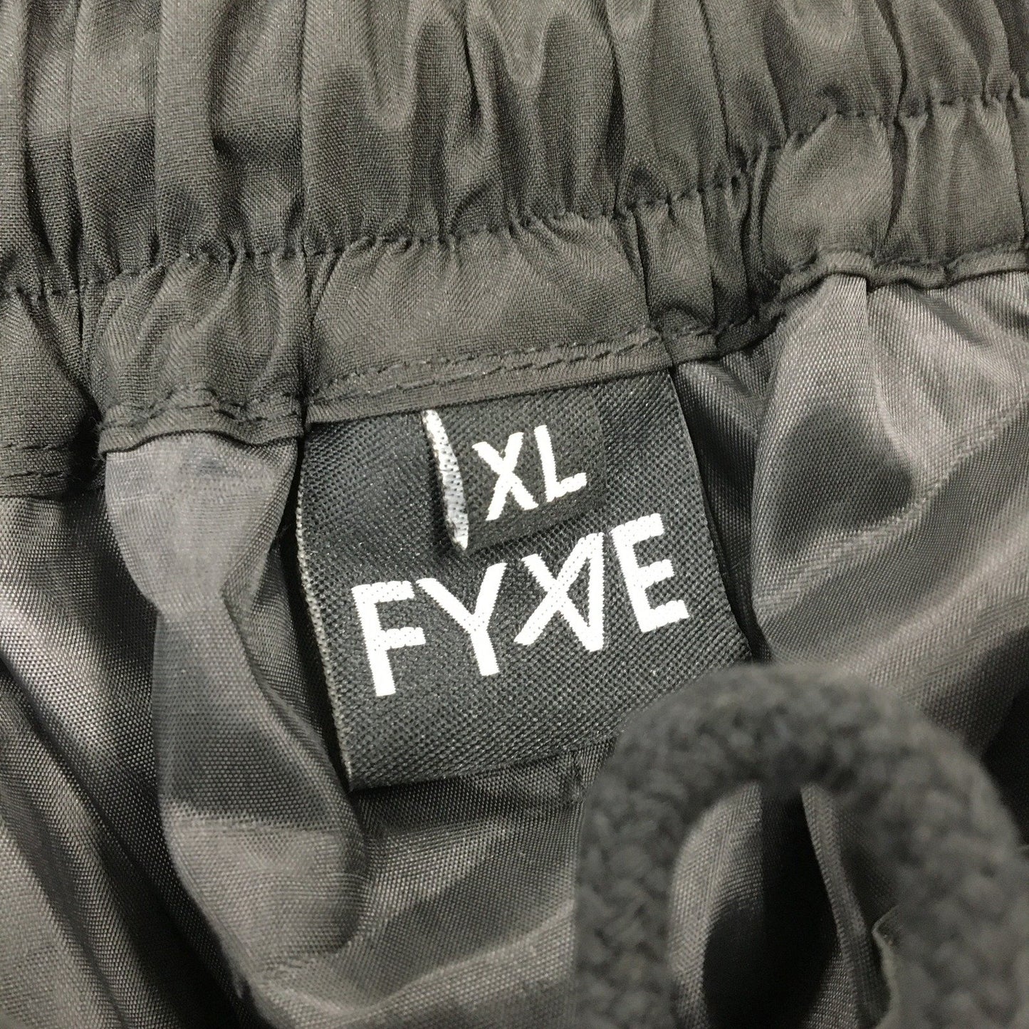 Fyve Sweatpants Black Casual Bottoms Comfortable Polyester Blend Size XL NEW