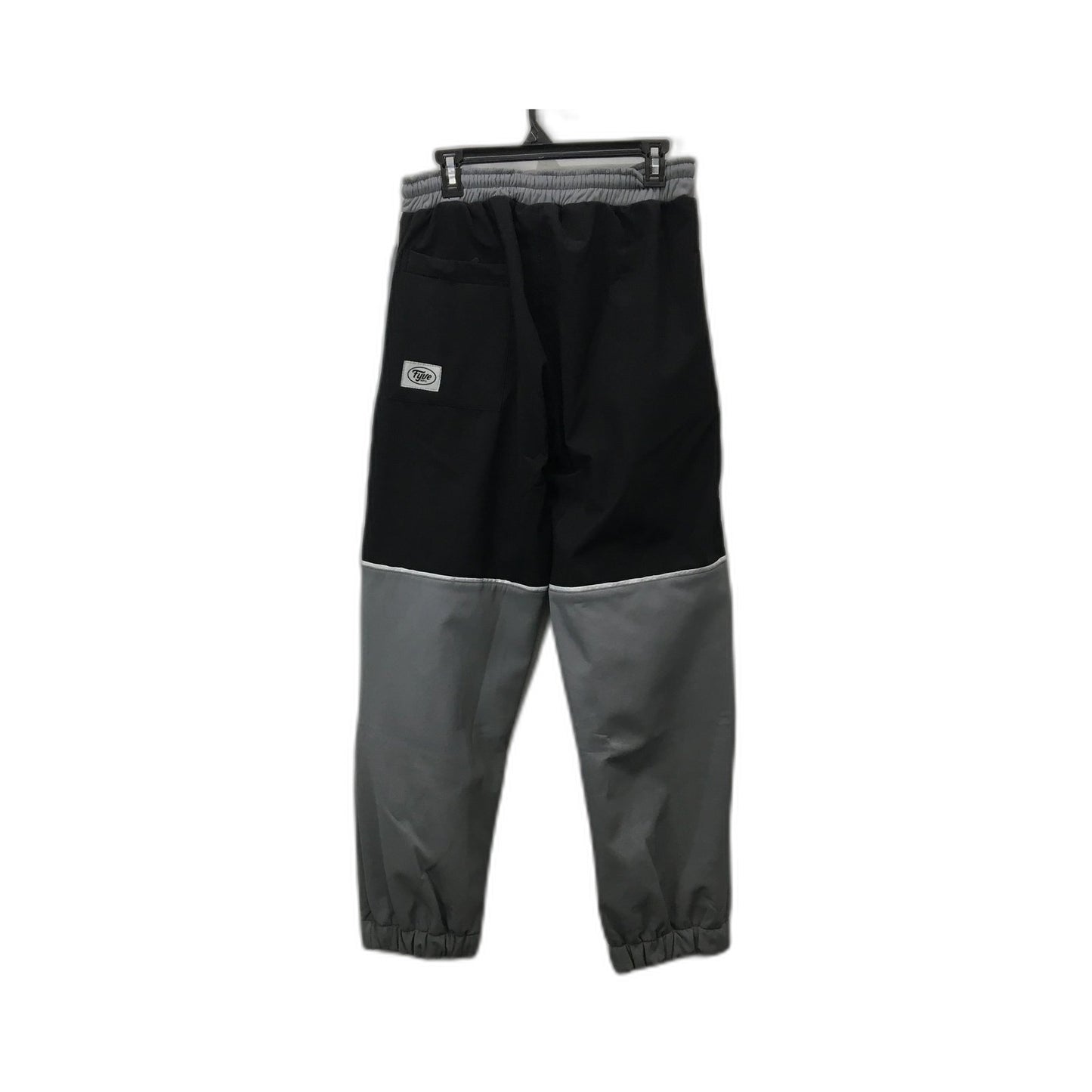 Fyve Unisex Loose Fit Joggers Gray and Black Sweatpants Women's Size XL NEW