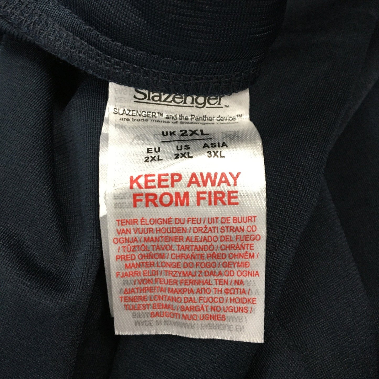 Slazenger Athletic Sweatpants Black Comfortable Relaxed Fit Size 2XL