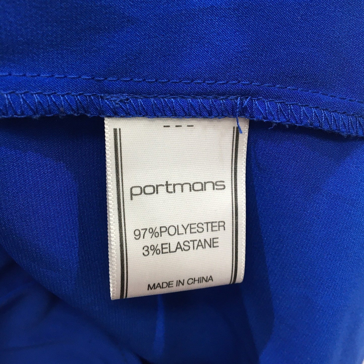 Portmans Sleeveless Blouse Women's Blue Tank Top Shirt Size 6 NEW