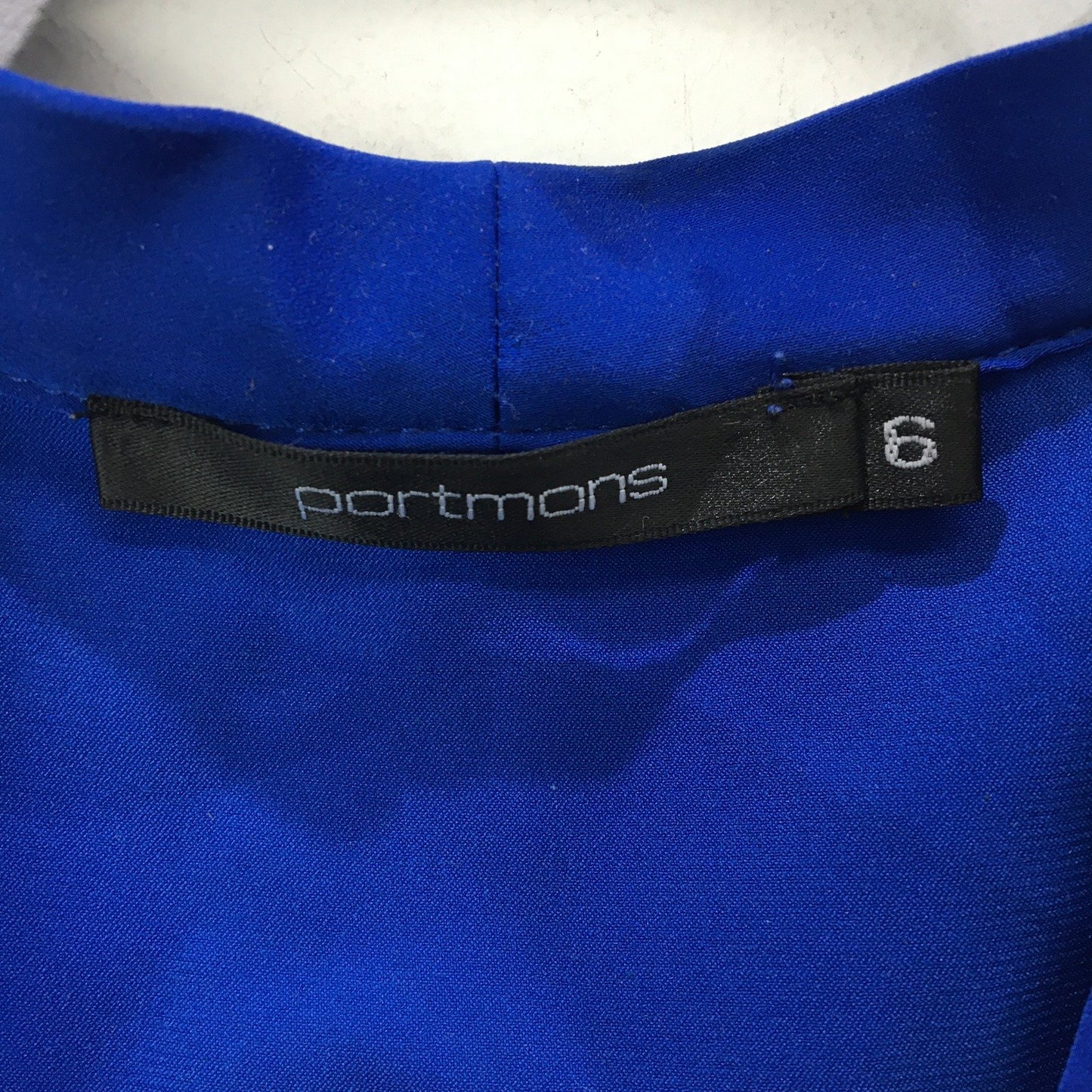 Portmans Sleeveless Blouse Women's Blue Tank Top Shirt Size 6 NEW
