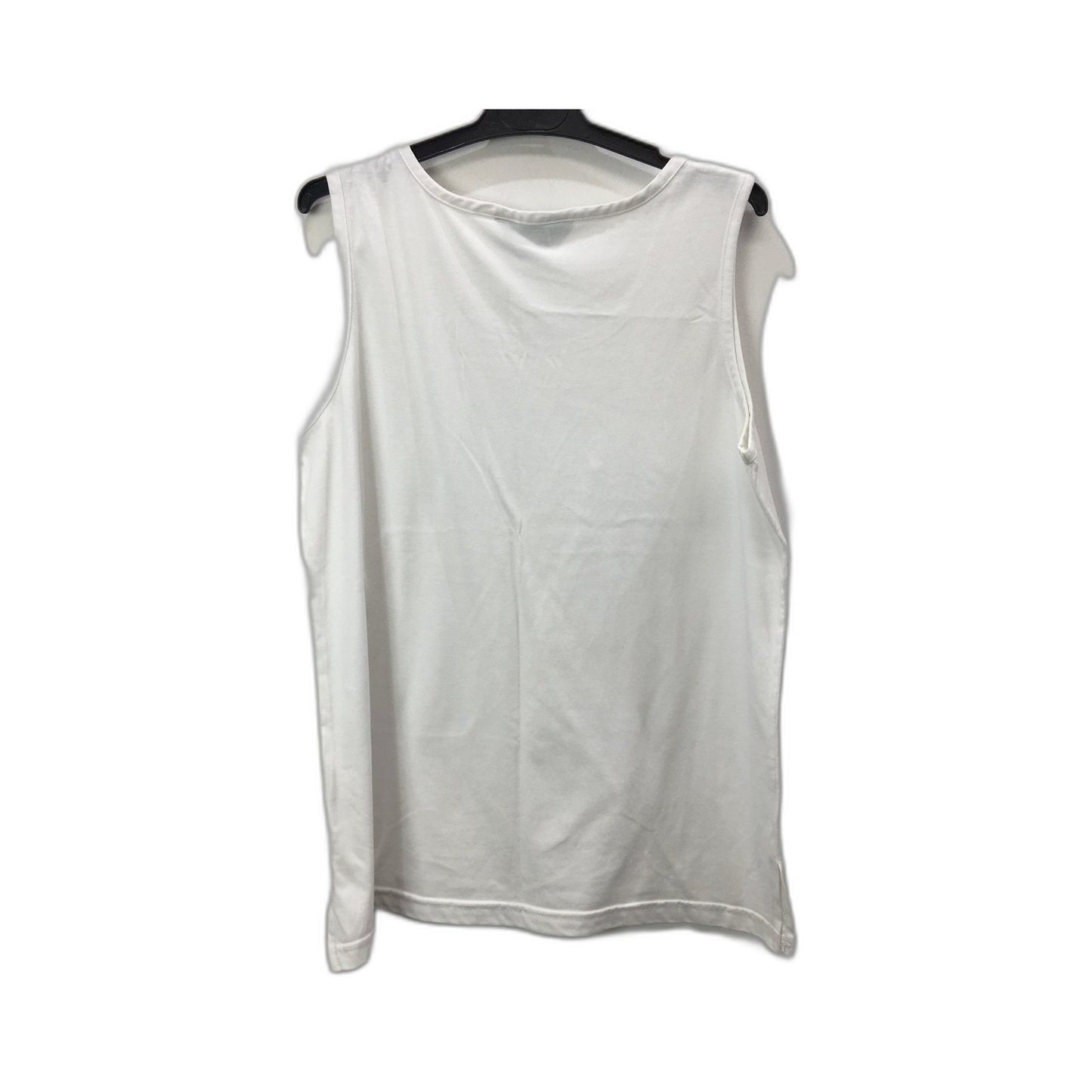 Black Pepper Women's Polyester Cotton Tank Top White Size 14