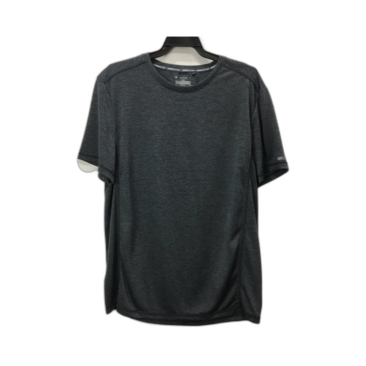 Active Gray Pullover Sweatshirt Unisex Workout Top Comfortable Soft Fit Size L