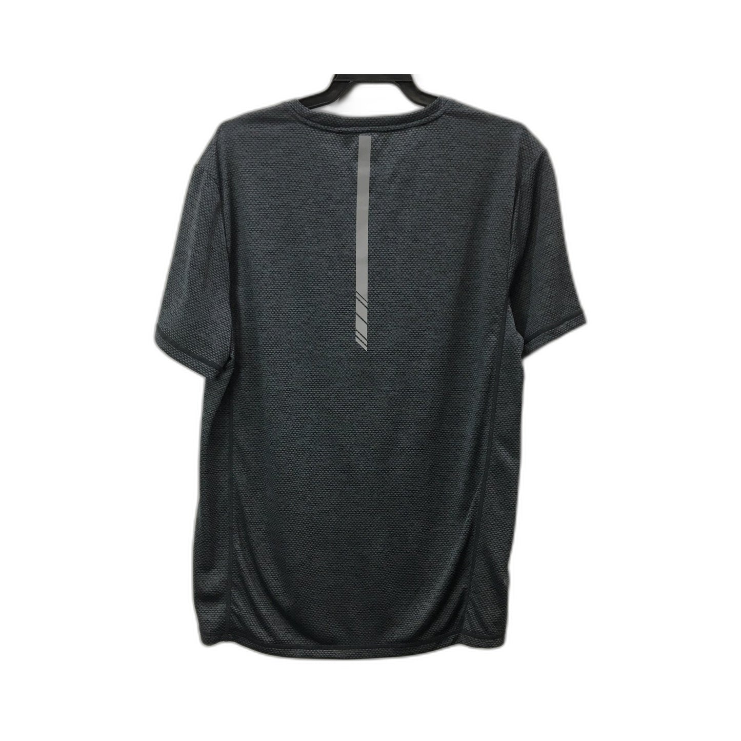 Active Gray Pullover Sweatshirt Unisex Workout Top Comfortable Soft Fit Size L