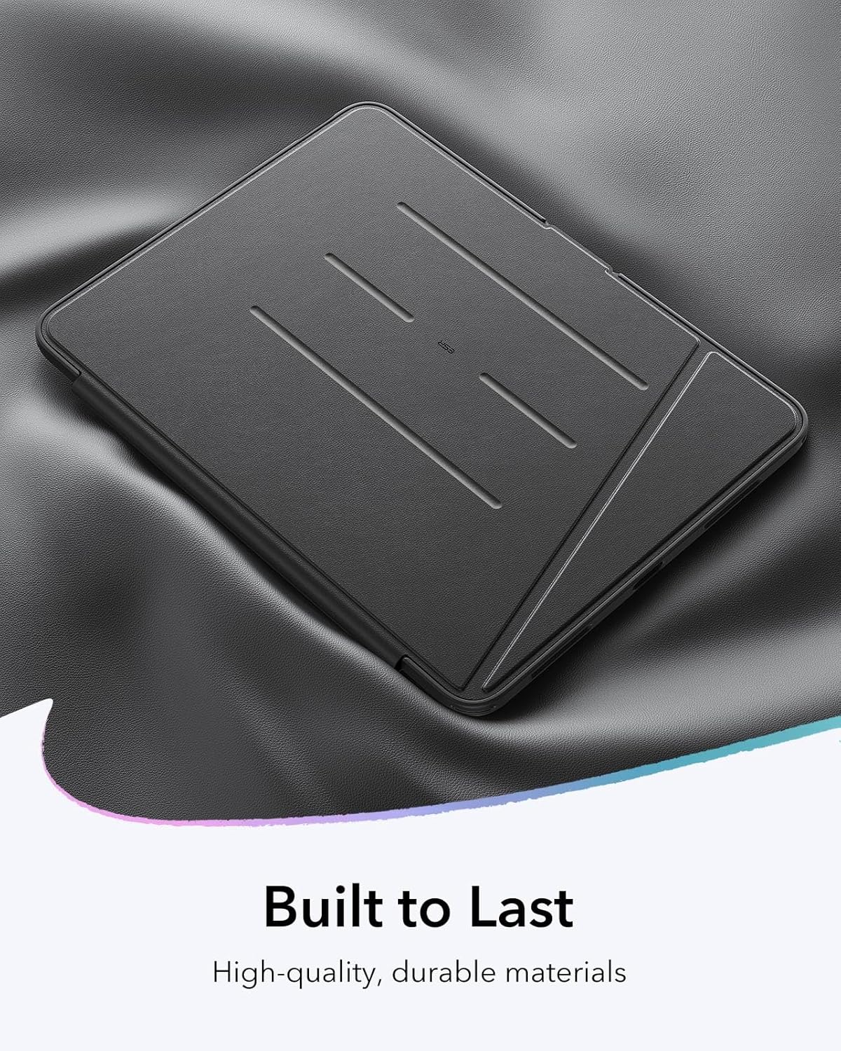 ESR Vertical Cases Stand Cover for iPad Air 13 Inch Tablet Case in Black NEW