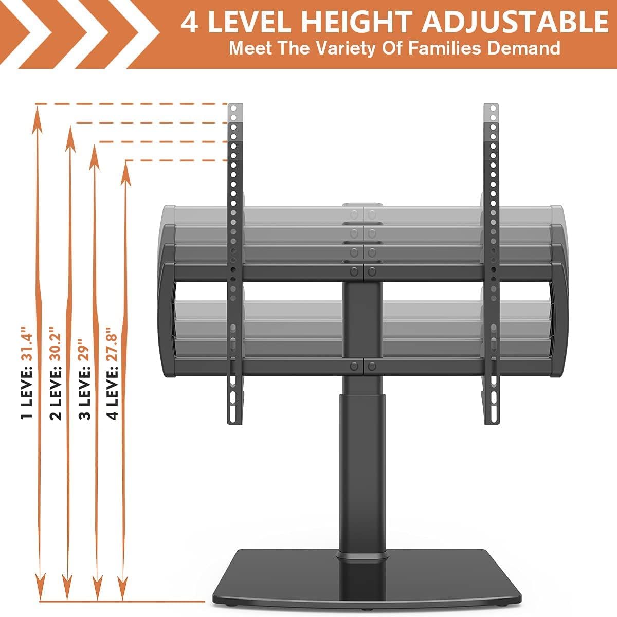 Hemudu Universal TV Wall & Ceiling Mounts TV Stand Tabletop Mount for 32 DEMO
