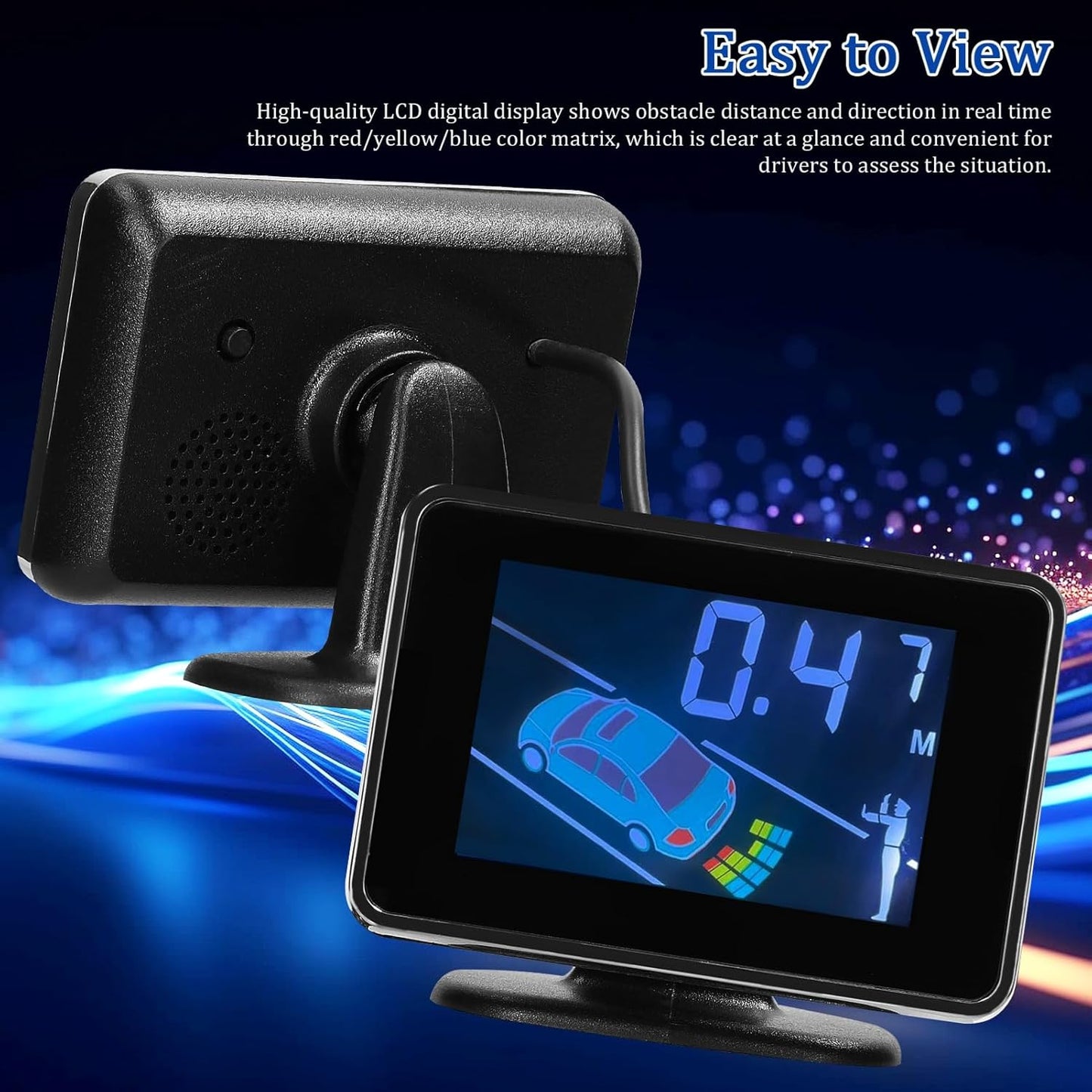 SOULONG Car Car Electronics Parking Sensors with Reversing Radars & LCD DEMO