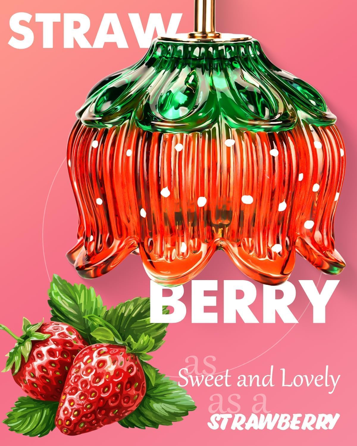 Deyagoo Strawberry Candle Warmer Lamp with Timer - Electric Fragrance DEMO