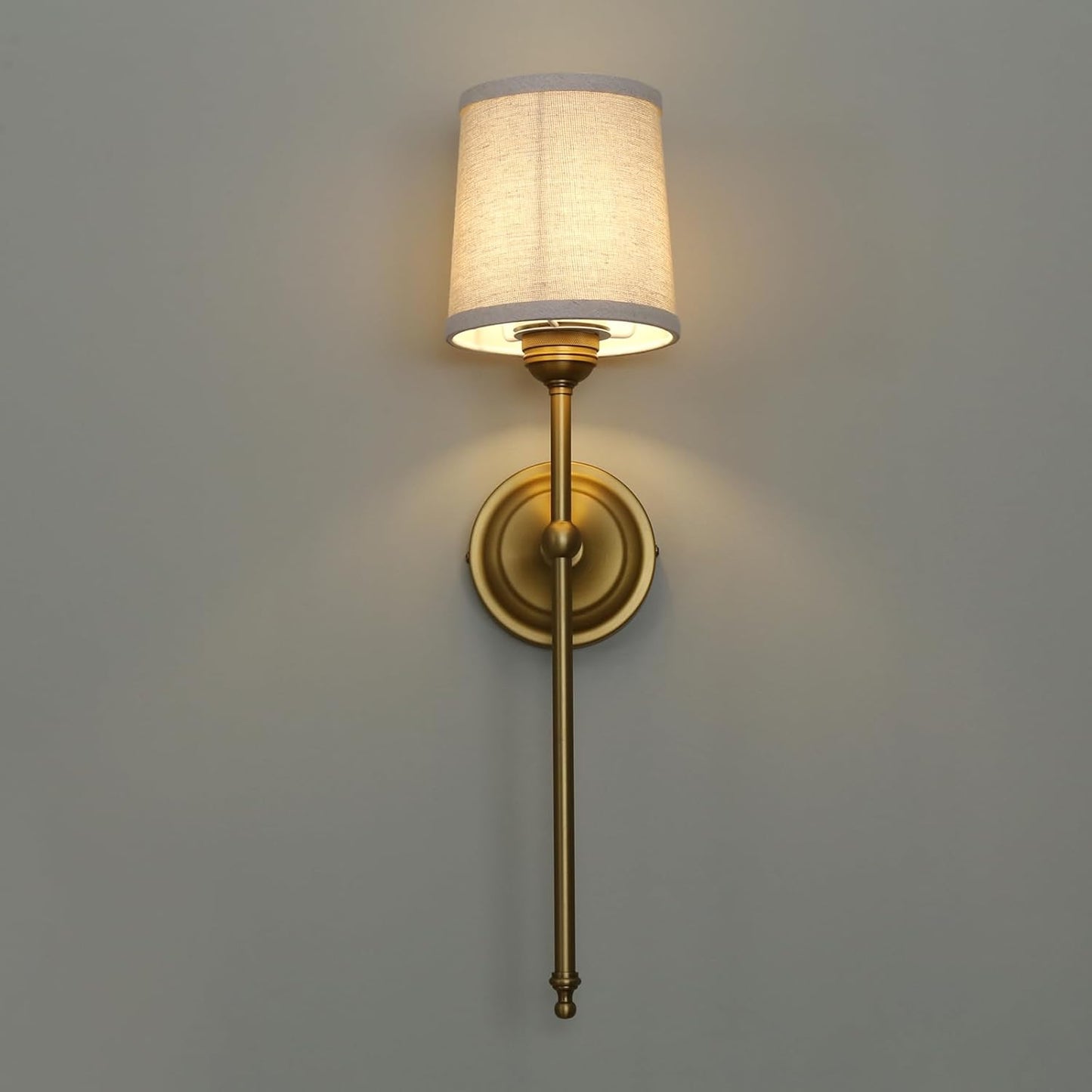 Buyee Rustic Vintage Linen Wall Sconce Lighting Indoor Fixture Decor DEMO