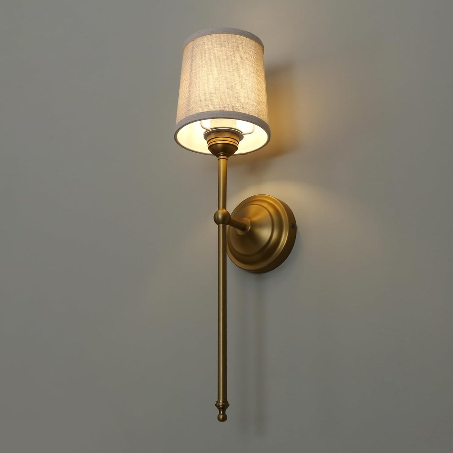 Buyee Rustic Vintage Linen Wall Sconce Lighting Indoor Fixture Decor DEMO