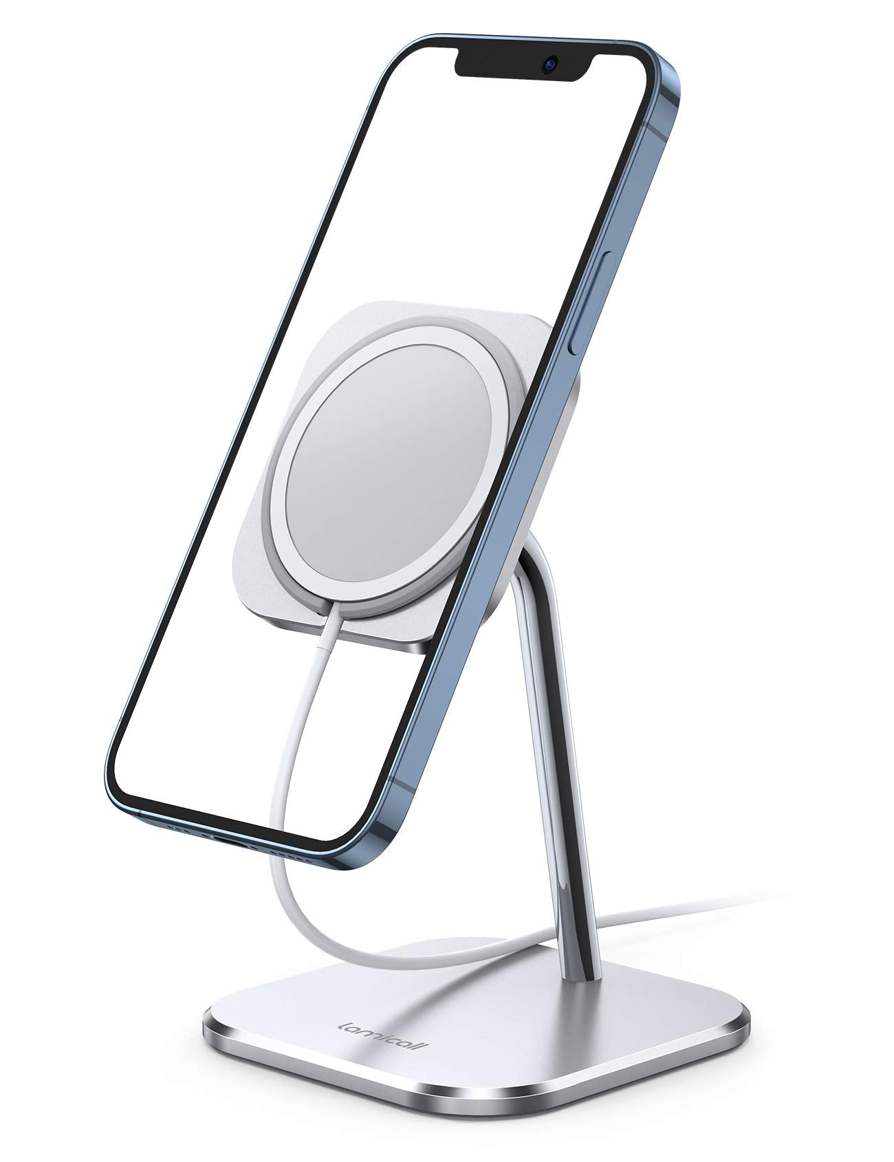Lamicall Phone Stand 360° Rotation Adjustable Aluminum Mag Safe Charger DEMO